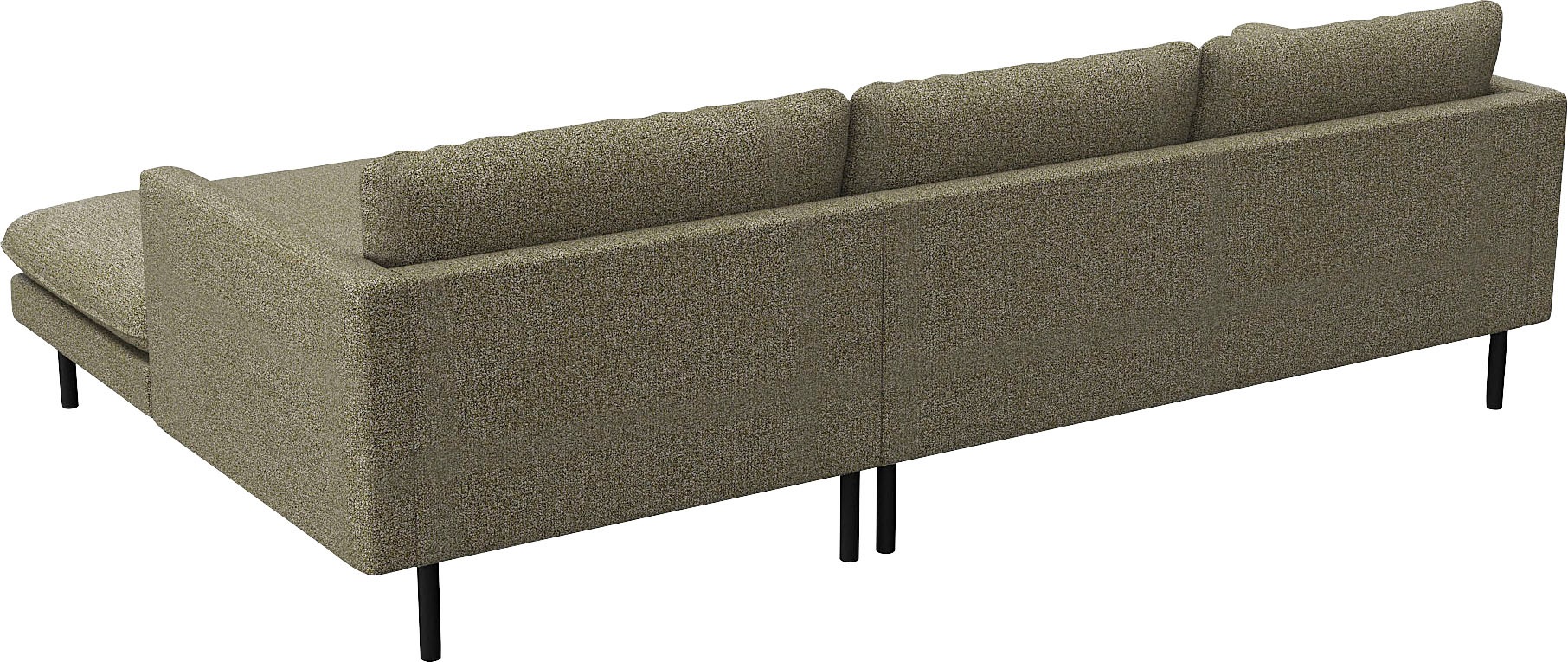 FLEXLUX Ecksofa »Bolzano, elegant und bequem, L-Form«, Sitzaufbau mit Kaltschaum & Stahl-Wellen, loose Sitz -& Rückenkissen