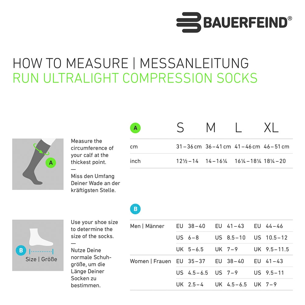 Bauerfeind Sportsocken »Run Ultralight Compression Socks, Women« mit Kompression, für Damen