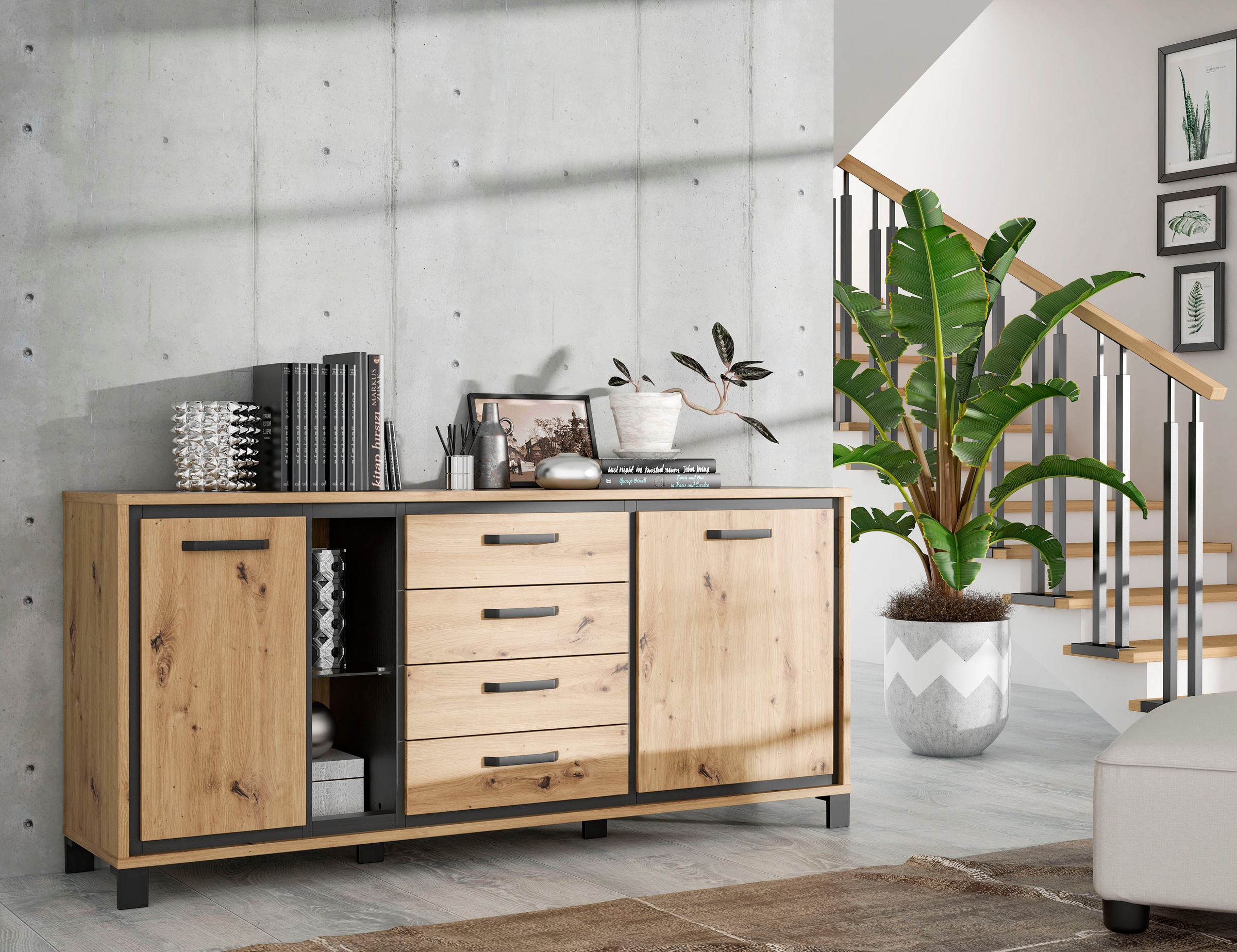 FORTE Sideboard »Trondheim«, Breite 177 cm