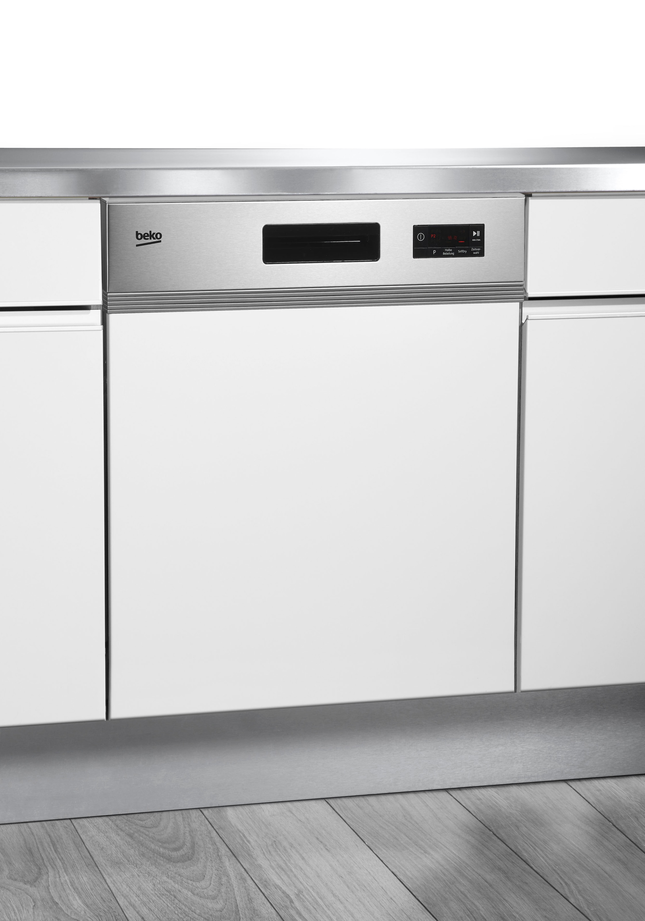 BEKO teilintegrierbarer Geschirrspüler »BDSN15O30X 7688901677«, BDSN15O30X 7688901677, 14 Maßgedecke