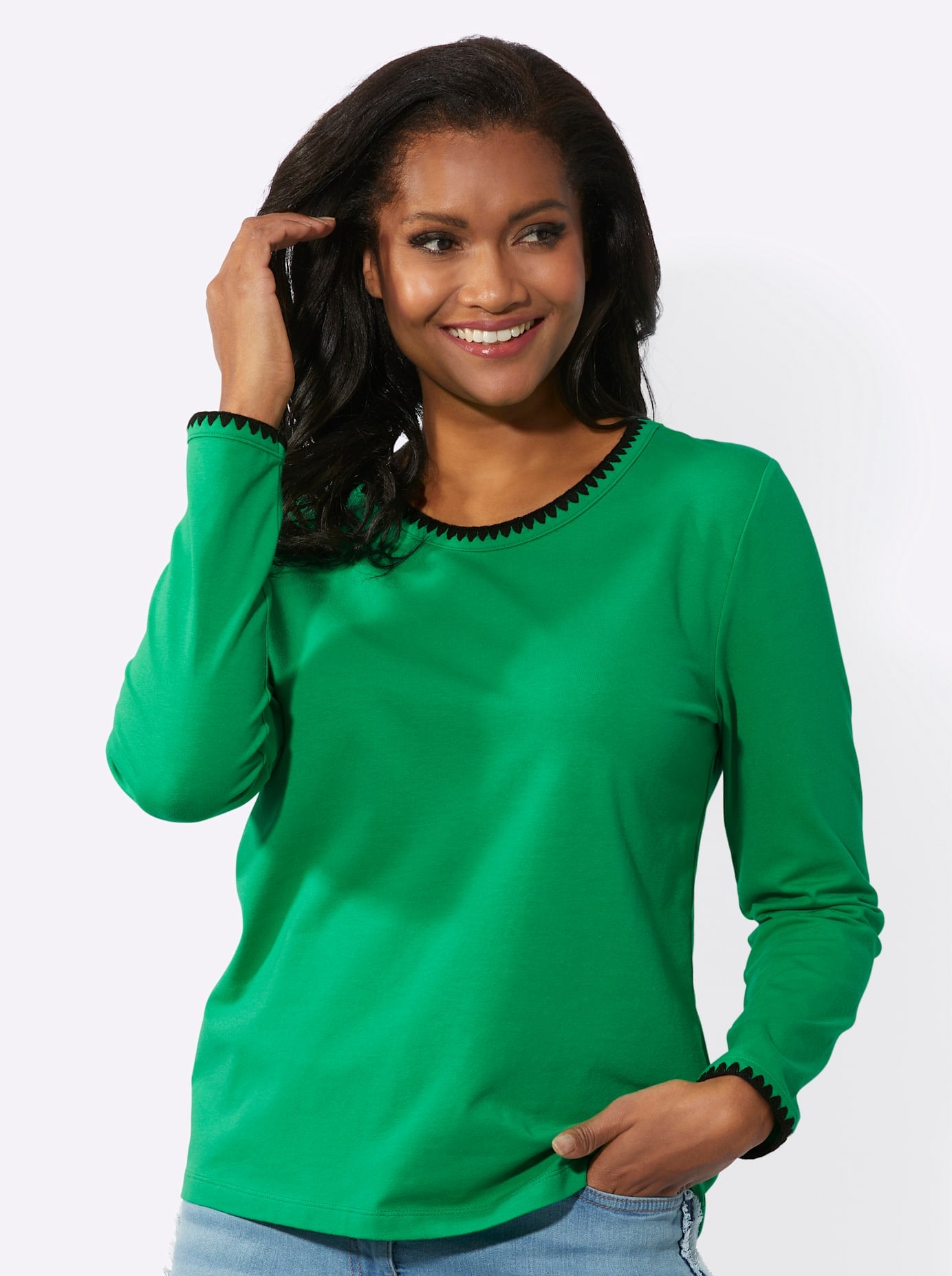 Inspirationen Langarmshirt »Langarm-Shirt«, (1 tlg.)