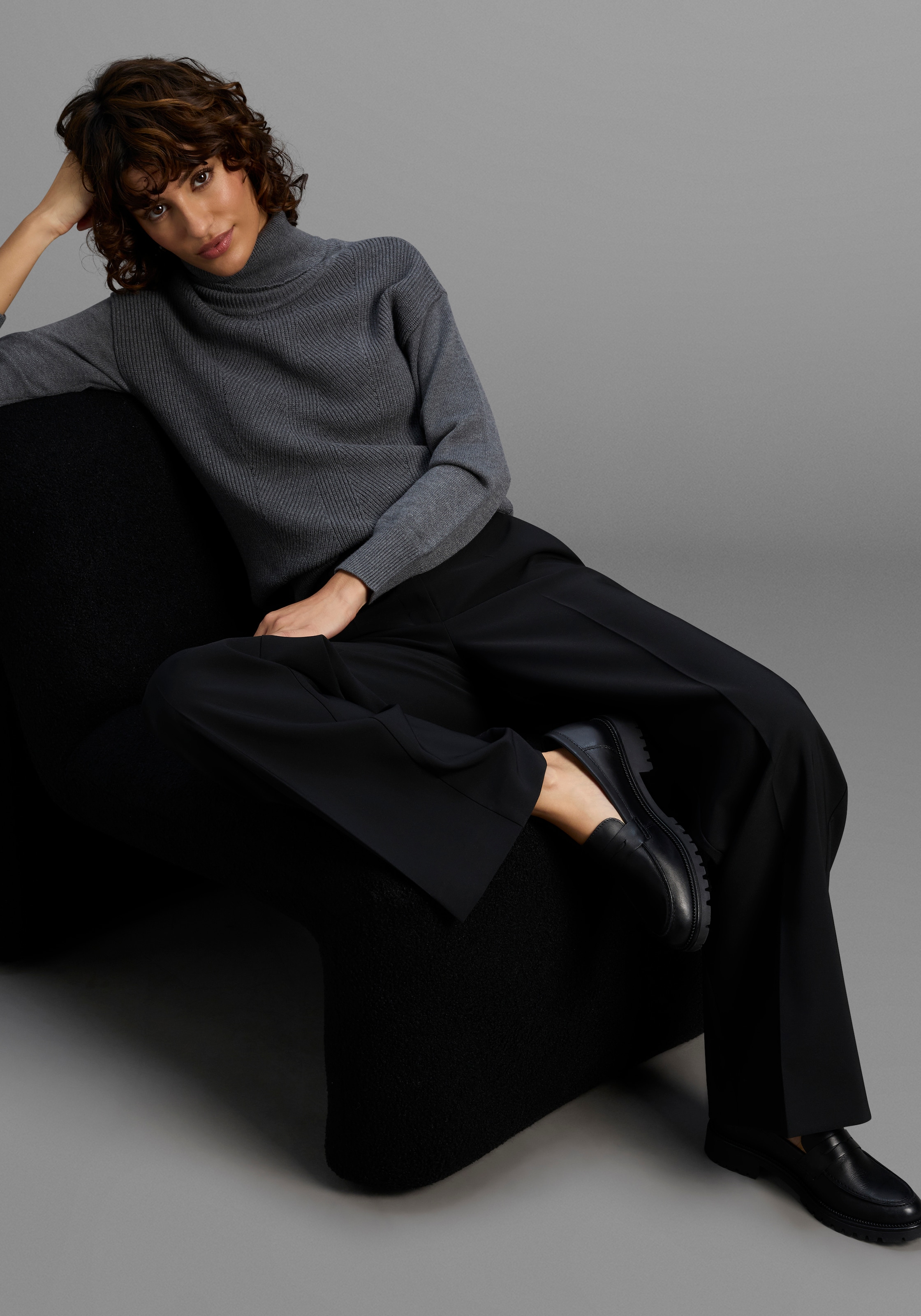 Laura Scott Rollkragenpullover kuscheliger Winterstrick in lässiger Form - NEUE KOLLEKTION