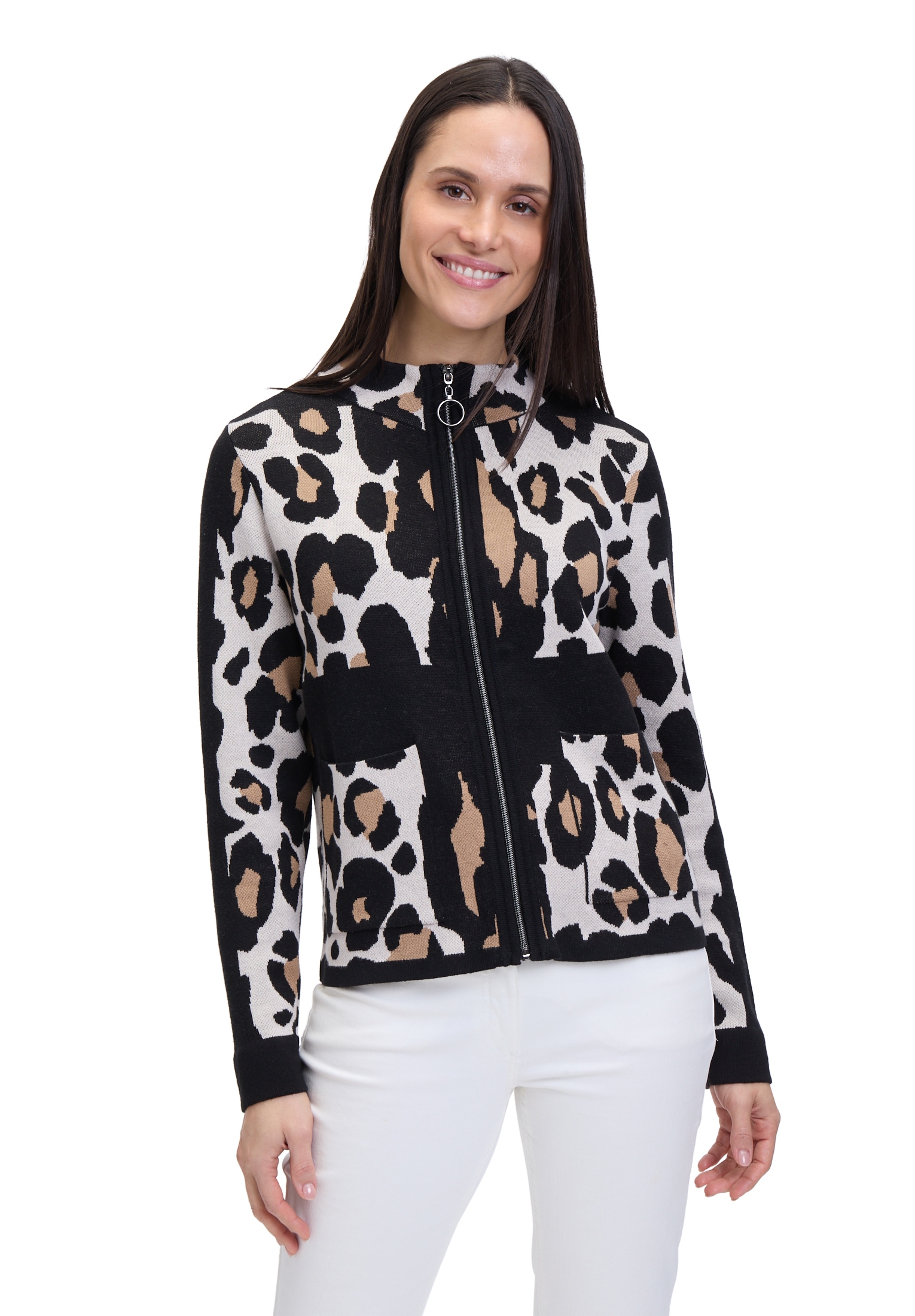 Betty Barclay Strickjacke »Feinstrickjacke mit Jacquard«