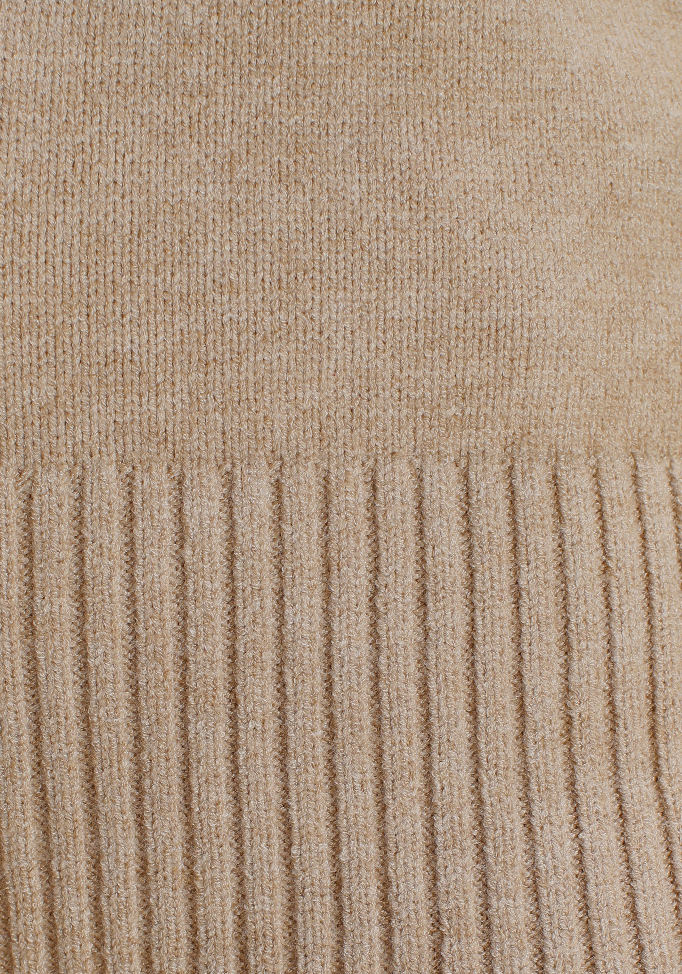 Tamaris Rollkragenpullover, mit Rippdetails