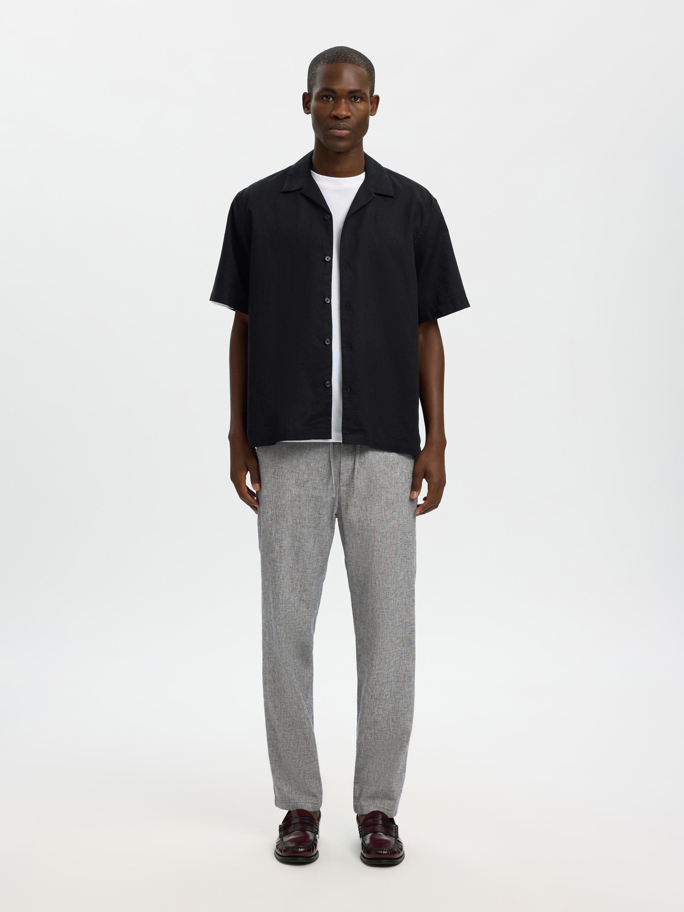 SELECTED Chinohose »SLH172-SLIMTAPE BRODY LINEN PANT NOOS«  mit Leinen