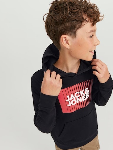 Jack & Jones Junior Kapuzensweatshirt »JJECORP LOGO SWEAT HOOD PLAY NOOS JNR«