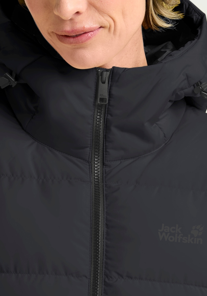 Jack Wolfskin Daunenmantel »FROZEN PALACE COAT W RDS« Daunenmantel, warm, winddicht und wasserabweisend