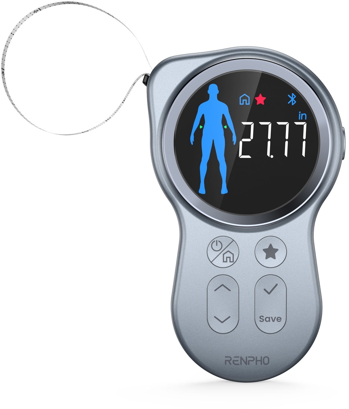 Renpho Körpermaßband »Smart Tape Measure Plus R-Y002«, Smartes Maßband mit App, flexiblen Messbereichen & Profilen.