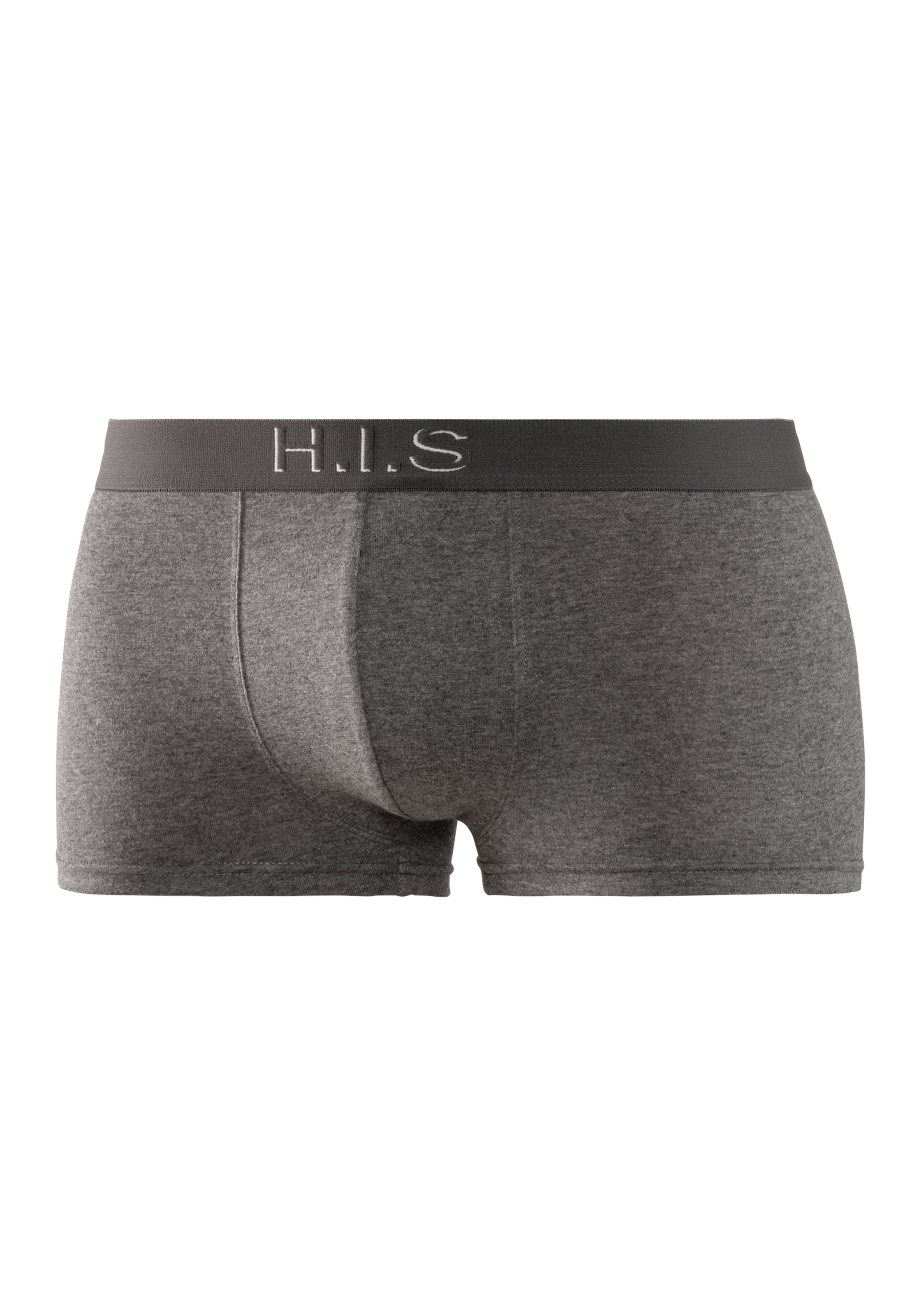 H.I.S Boxershorts, (Packung, 5 St.), in Hipster-Form am Webbund mit  Logoschriftzug mit 3D Effekt bei ♕