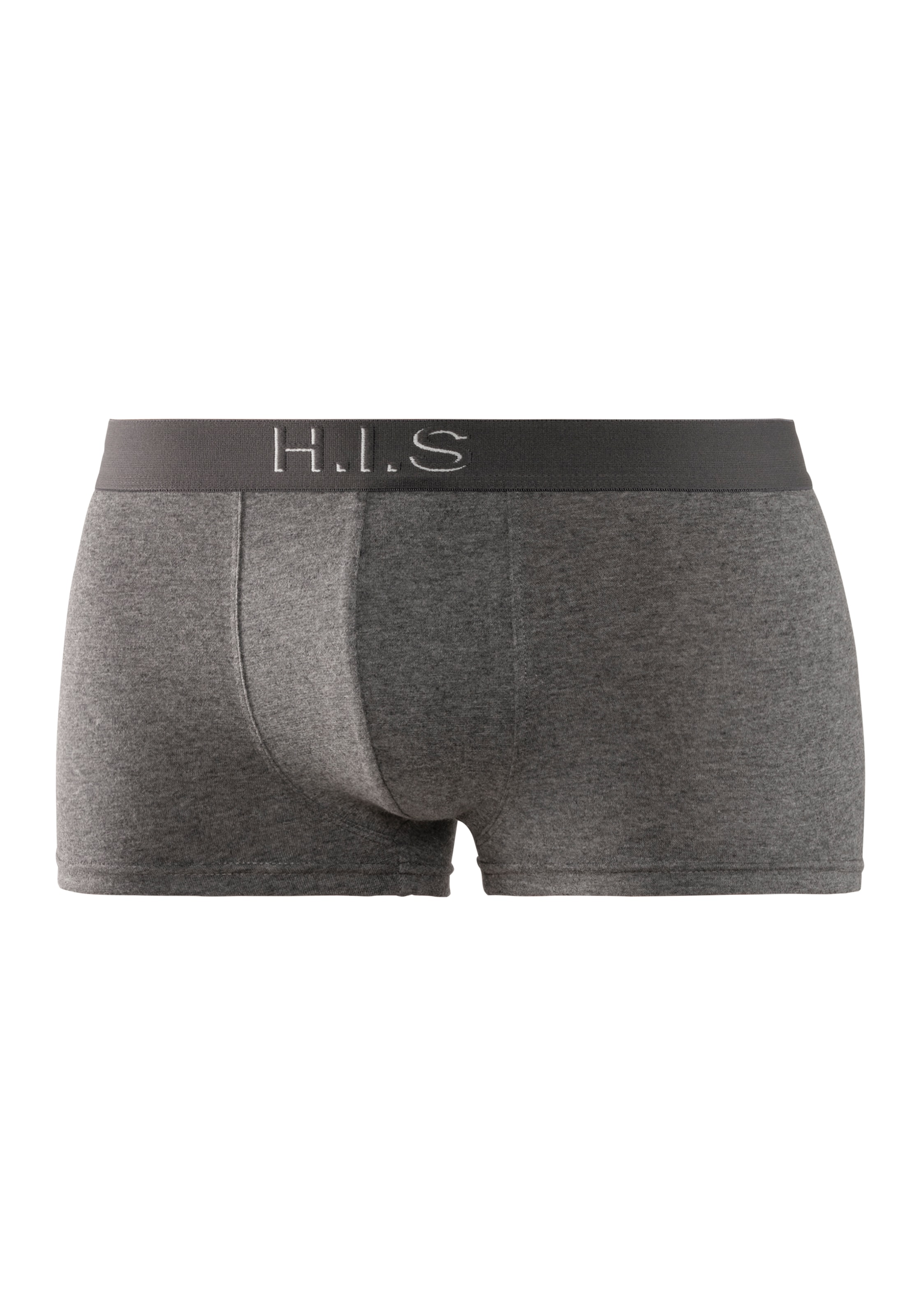 St.), 5 mit Hipster-Form Boxershorts, (Packung, mit H.I.S 3D Webbund in Effekt ♕ am bei Logoschriftzug