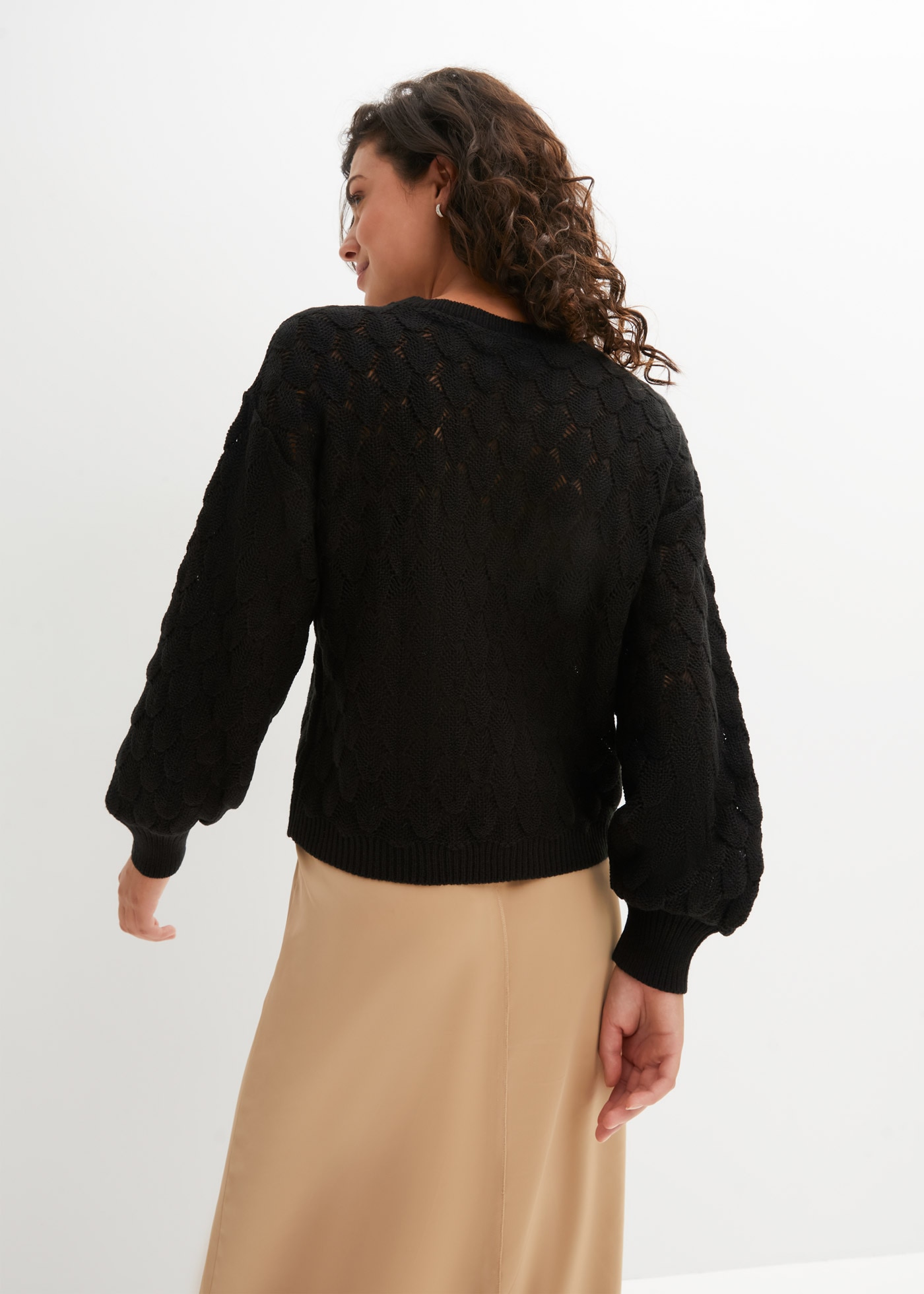 bonprix Ajourpullover »Ajour-Pullover« Ajour-Pullover