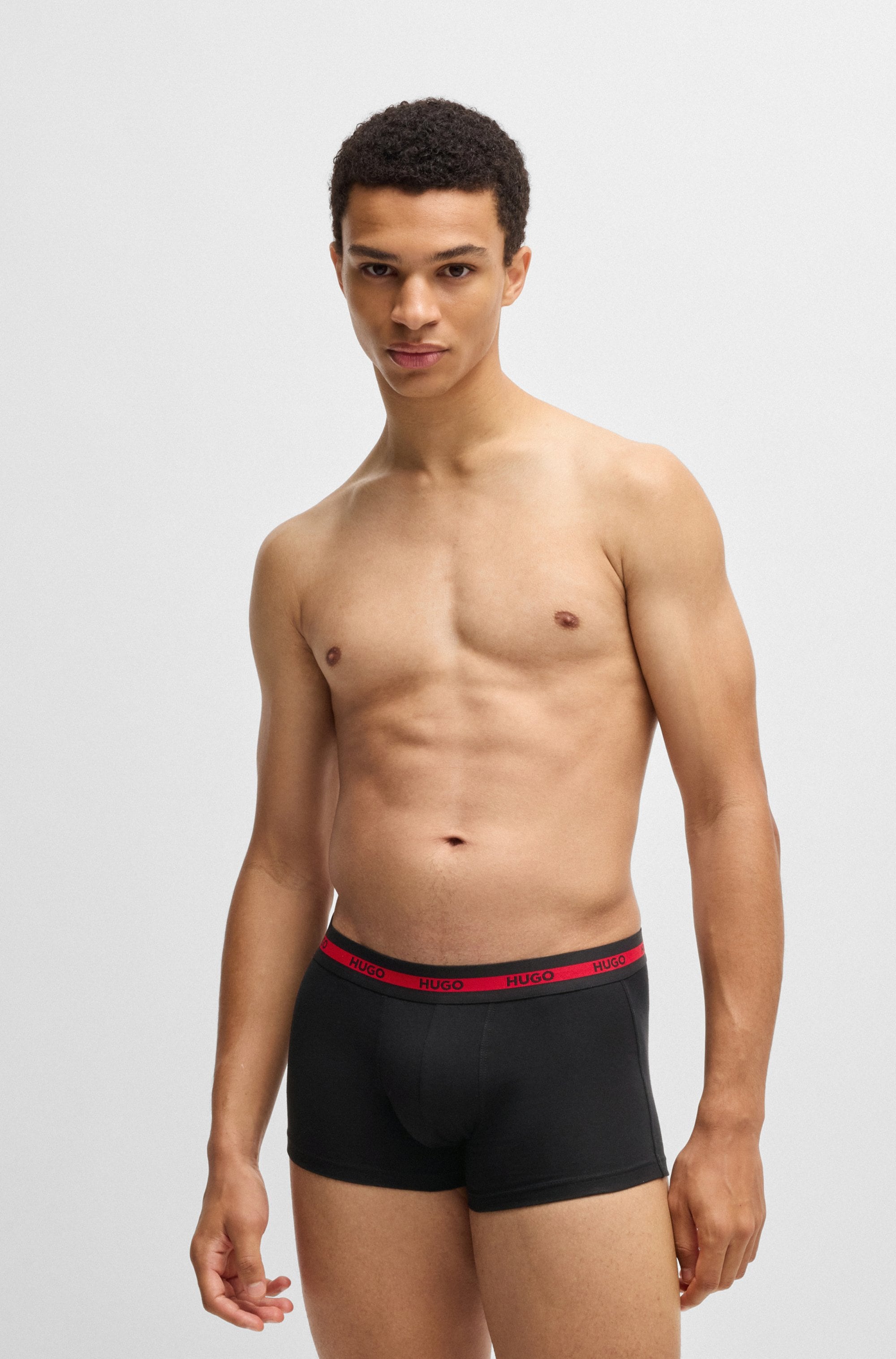 HUGO Underwear Trunk »TRIPLET«, (Packung, 3 St., Im Dreierpack), mit Logoschriftzug