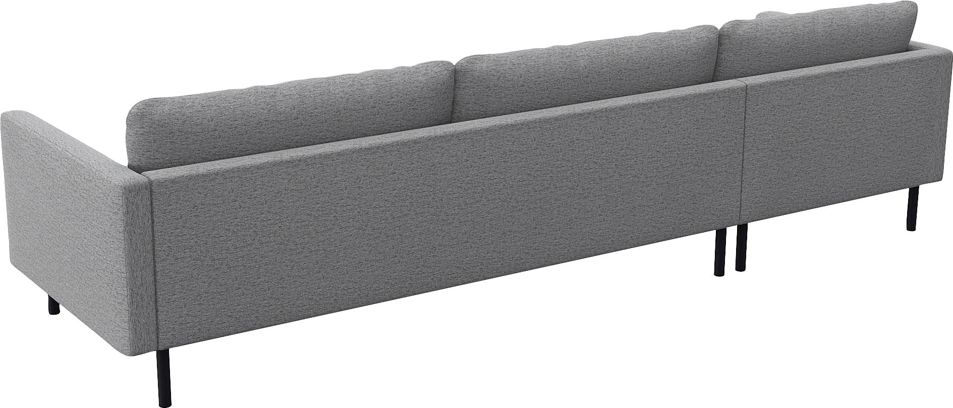 FLEXLUX Ecksofa »Bolzano, elegant und bequem, L-Form«, Sitzaufbau mit Kaltschaum & Stahl-Wellen, loose Sitz -& Rückenkissen