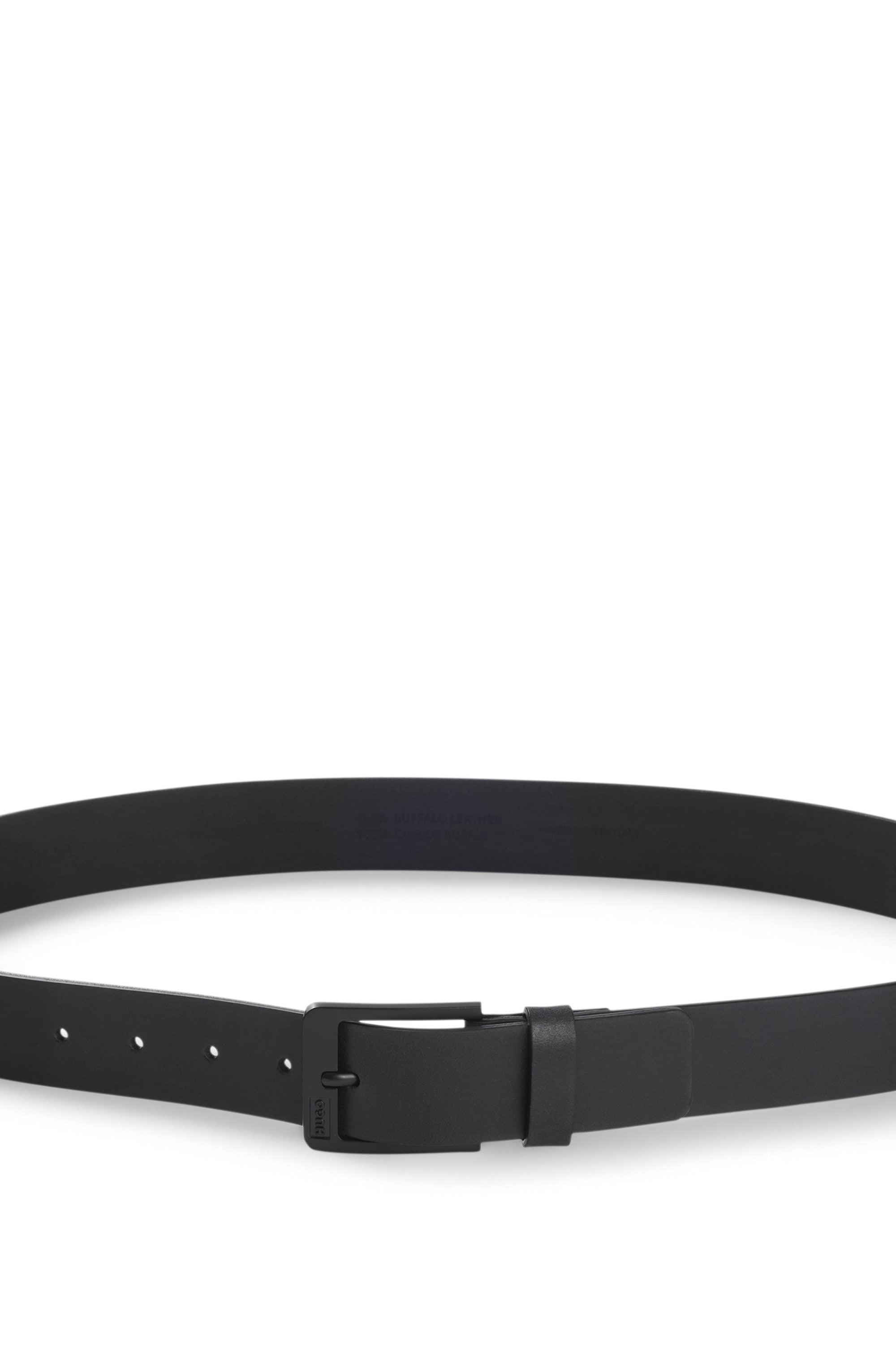 HUGO Ledergürtel »Grover Sz35« mit Logoprägung auf der Schließe