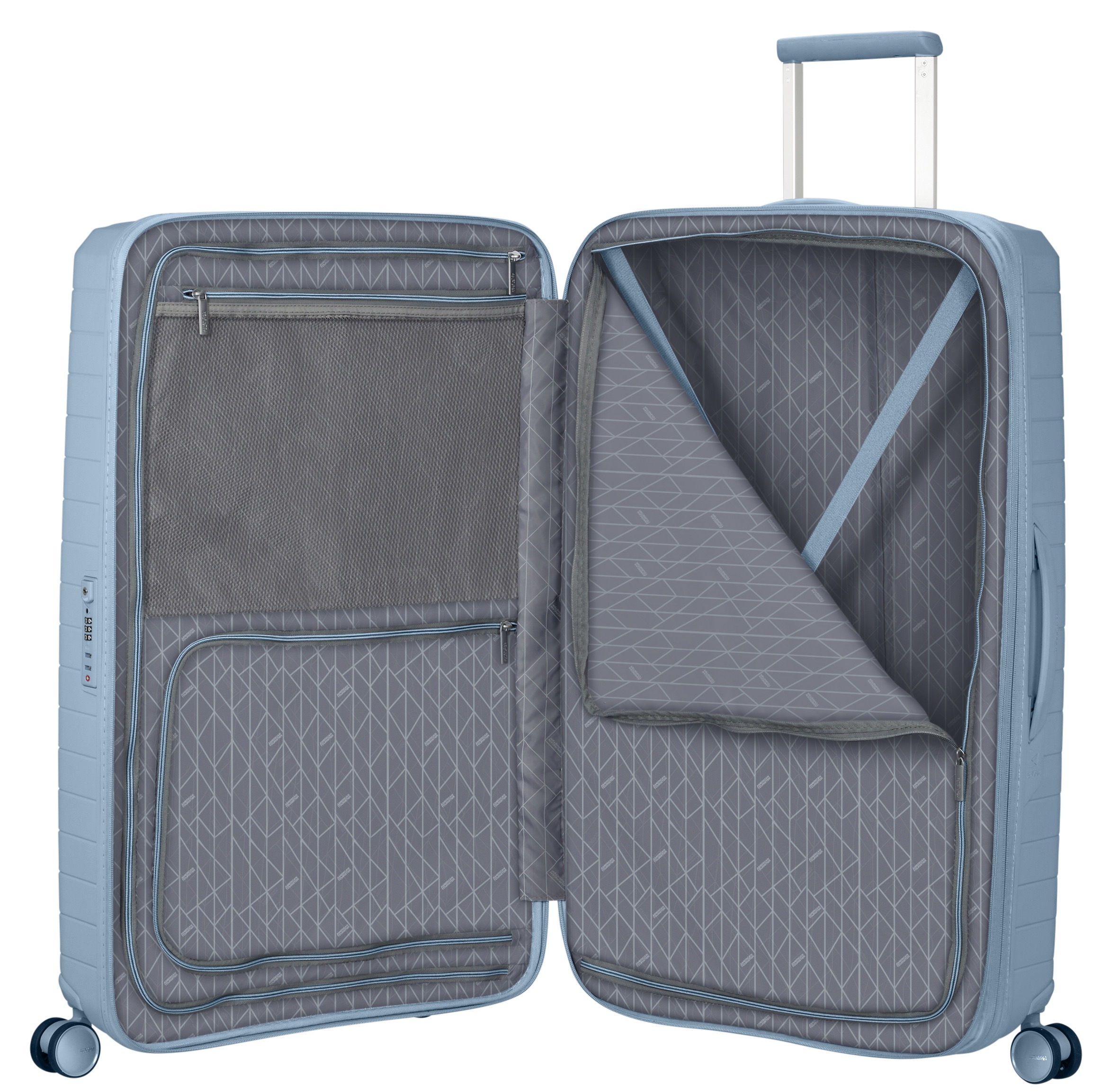 American Tourister® Hartschalen-Trolley »FASTFORWARD, verschiedene Größen und Farben«, 4 Rollen, Hartschalen-Koffer personalisierbar TSA-Schloss Volumenerweiterung