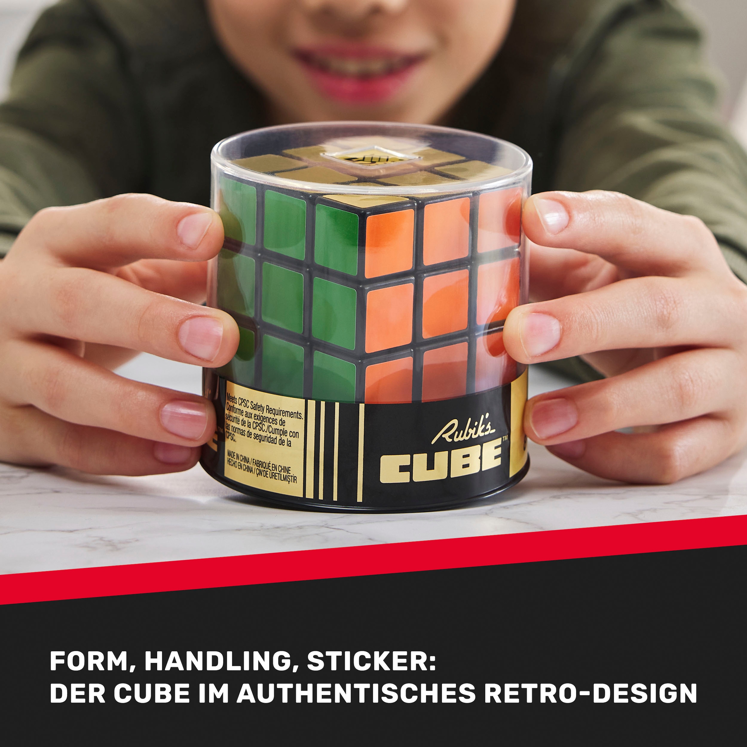 Spin Master Spiel »Rubik's - 3x3 Retro Cube - 50th Anniversary«