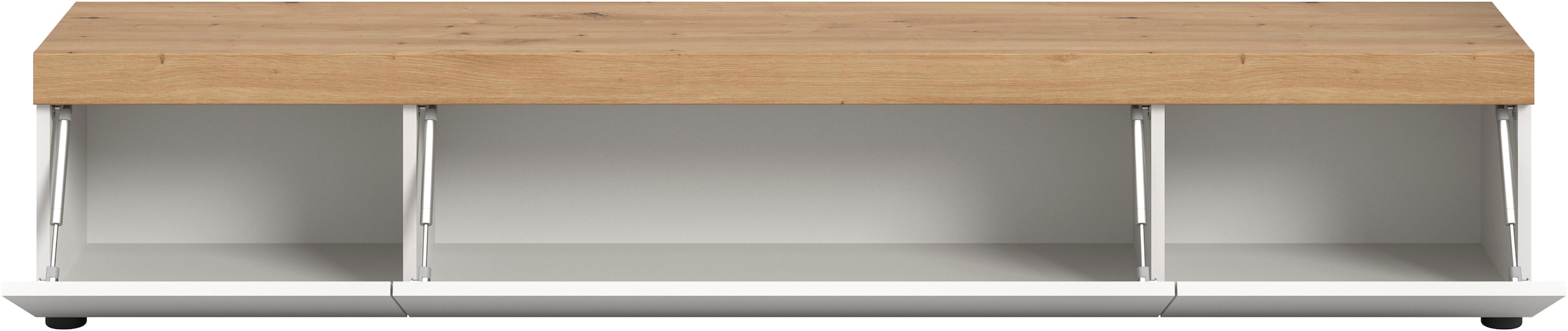 INOSIGN Lowboard »Svala, Breite 180 cm, 3 Klappen, 3 Fächer«, (1 St.), 3 Klappen, Lowboard, TV-Möbel, Wohnschrank