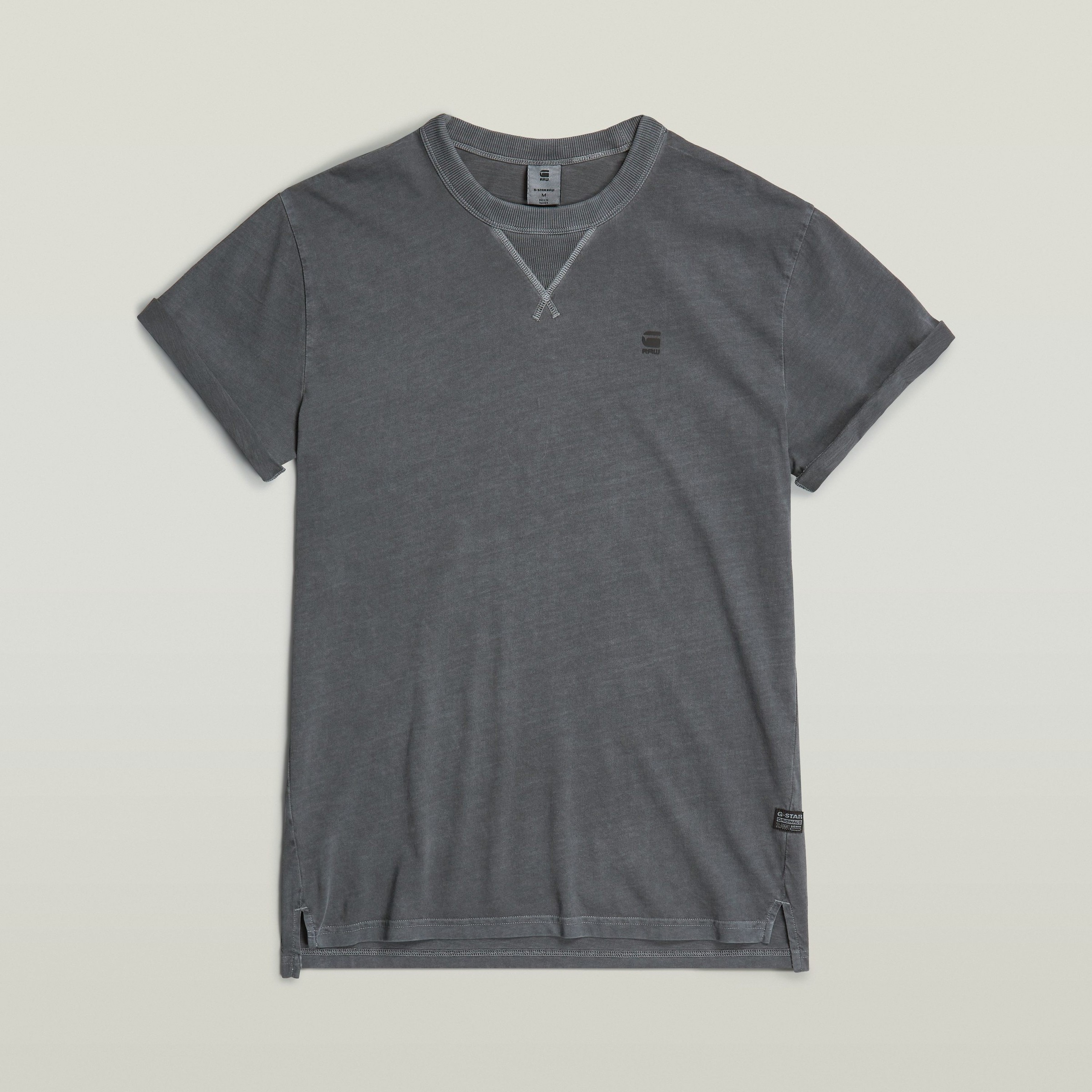 G-STAR T-Shirt »Nifous«, Rundhals, mit Rippeinsatz