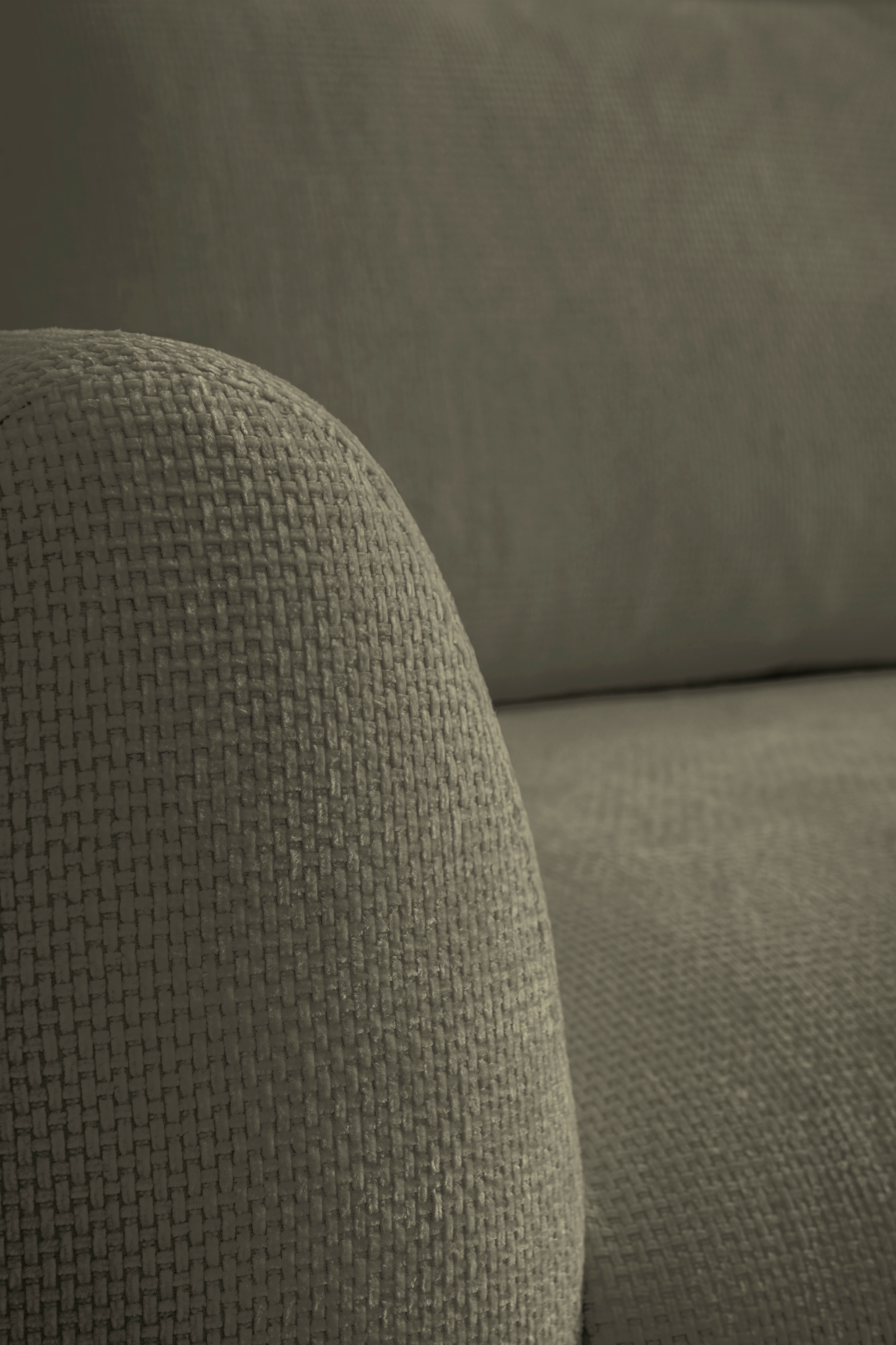 OTTO home Ecksofa »KELLIE, L-Form, 315 cm, verstellbare Armlehne, Metallfüße,« wahlweise Recamiere links o. rechts, Chenille-Stoff, hoher Sitzkomfort