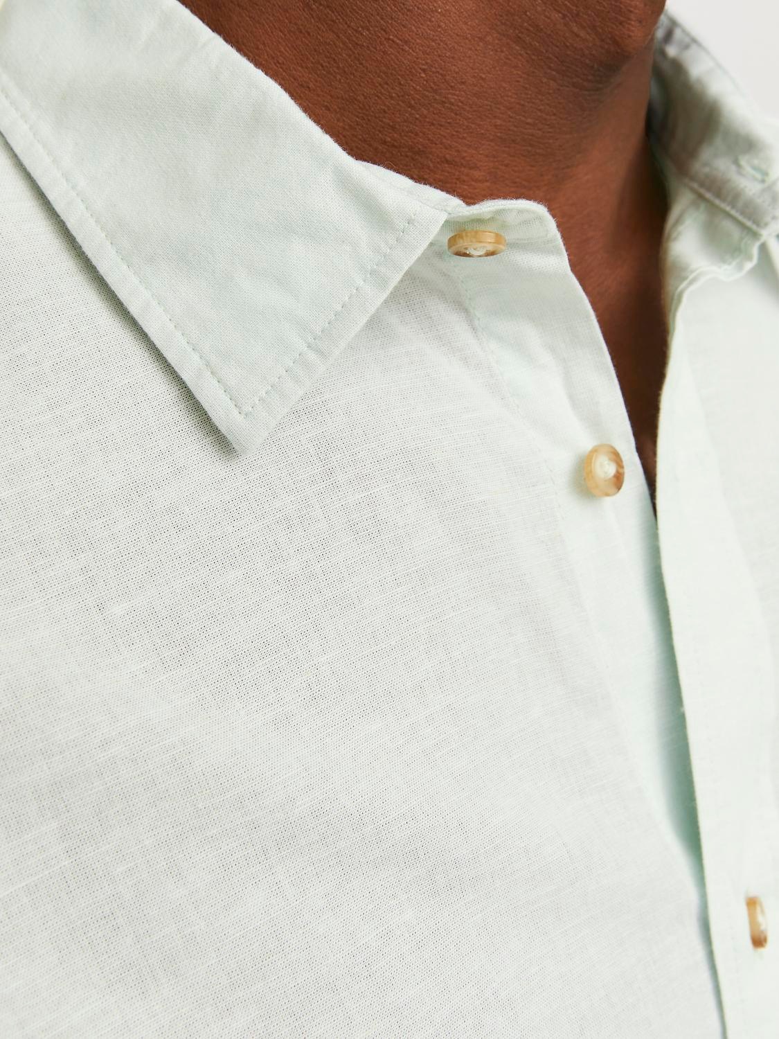 Jack & Jones Langarmhemd »JJESUMMER LINEN BLEND SHIRT LS SN«