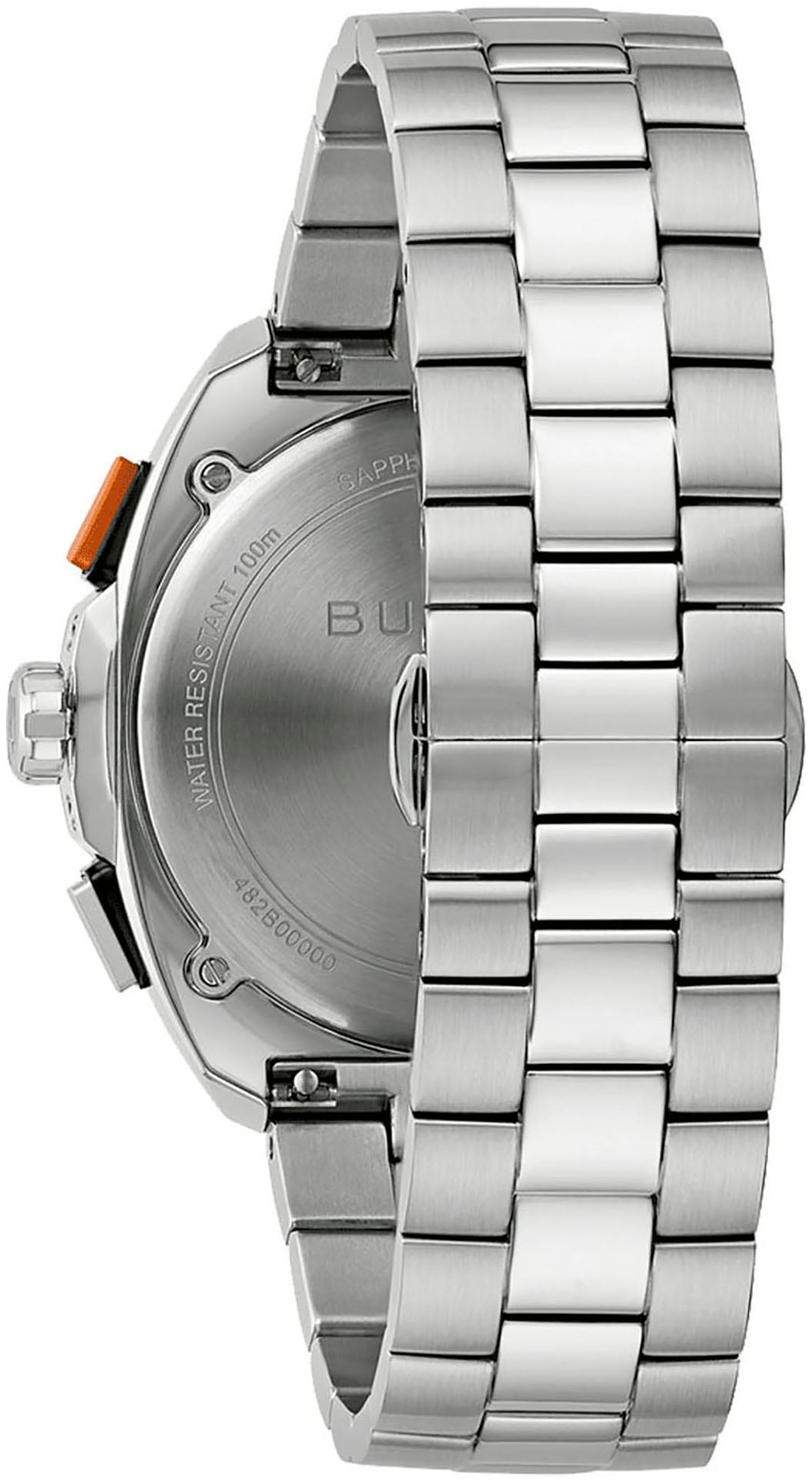Bulova Chronograph »Racer«, Armbanduhr, Quarzuhr, Herrenuhr, Tag, analog, Edelstahlarmband