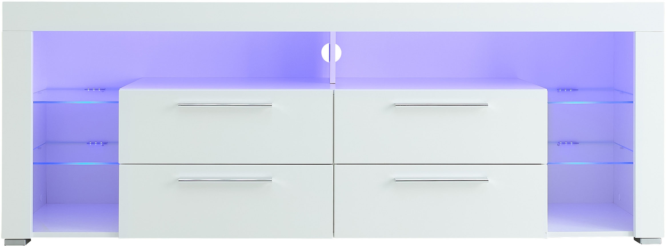 Stolkom TV-Schrank »Goal« 4 Schubkästen, 6 offenen Fächern, Stellmaß 179/66/44 cm