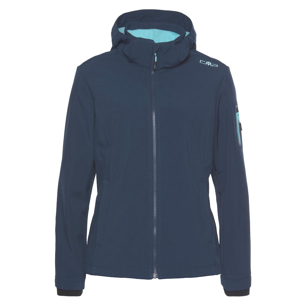 CMP Softshelljacke, mit Kapuze