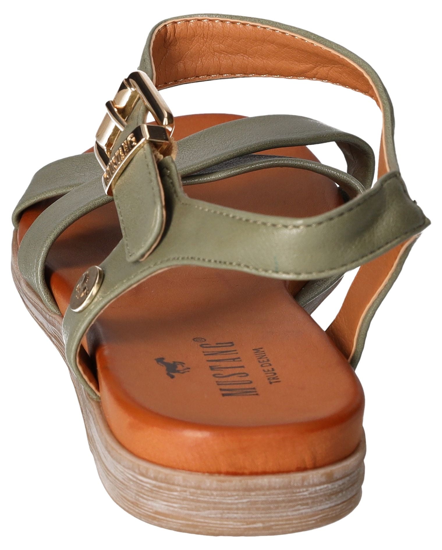 Mustang Shoes Sandale  , Sommerschuh, Sandalette, Riemchensandale, mit breiten Riemen