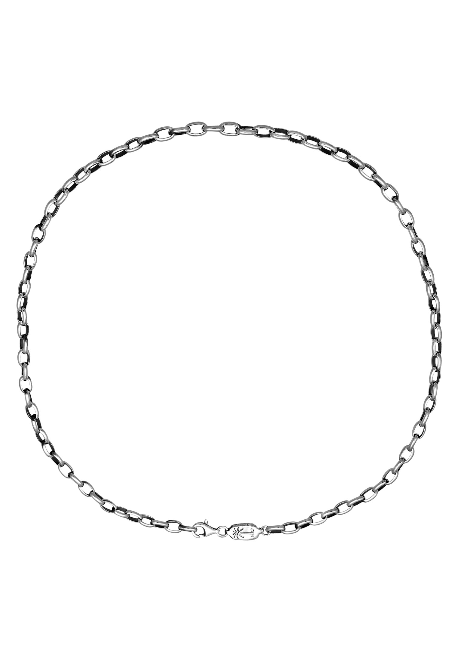 HAZE & GLORY Silberkette »Halskette Ankerkette Palme Basic 925 Silber«