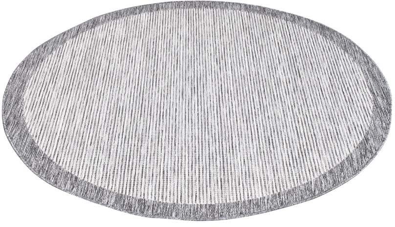 Carpet City Outdoorteppich »Outdoor 470«, rund, 5 mm Höhe, UV-beständig, Flachgewebe, auch in quadratischer Form erhältlich