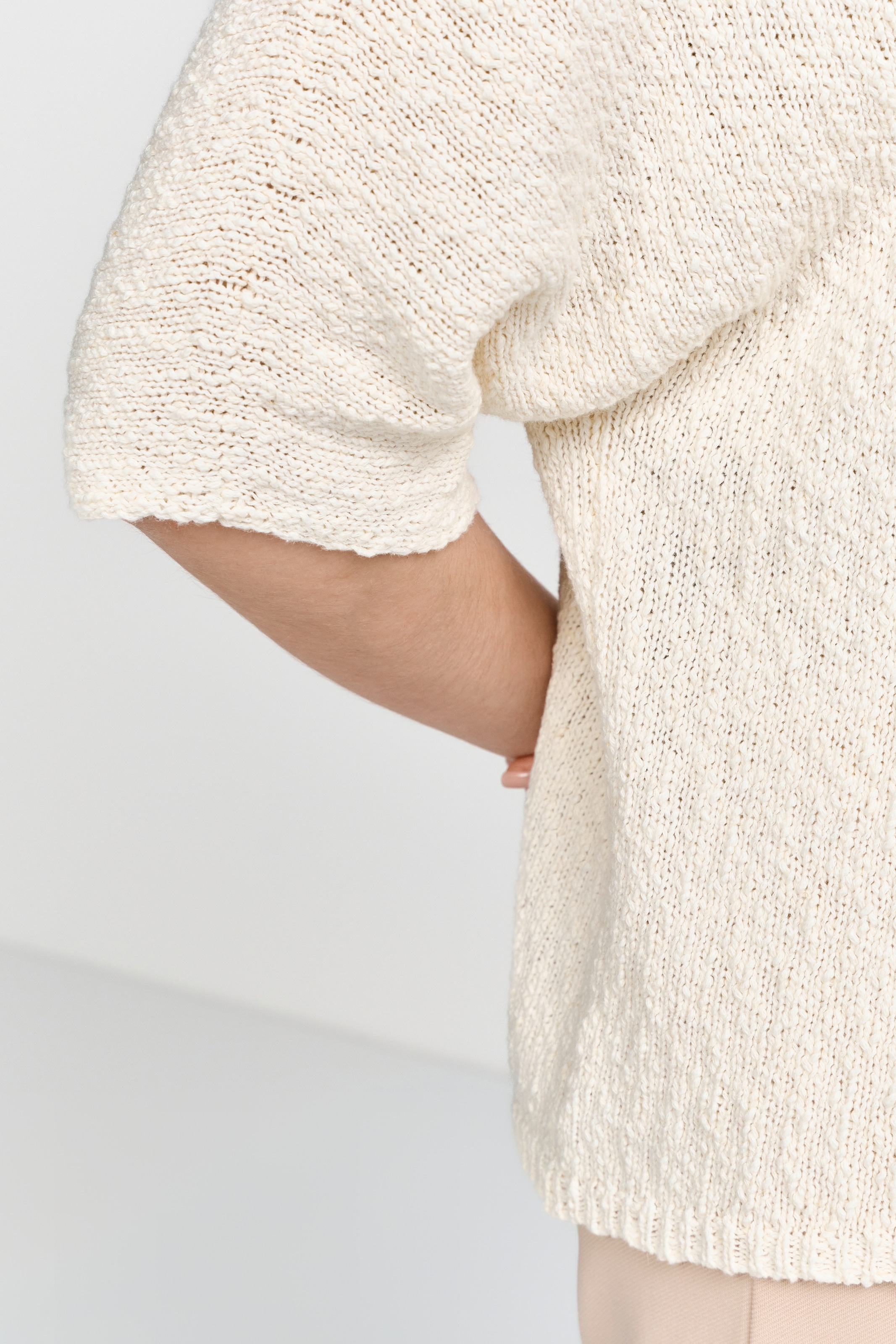 RICHROYAL Strickpullover, Mit V-Ausschnitt