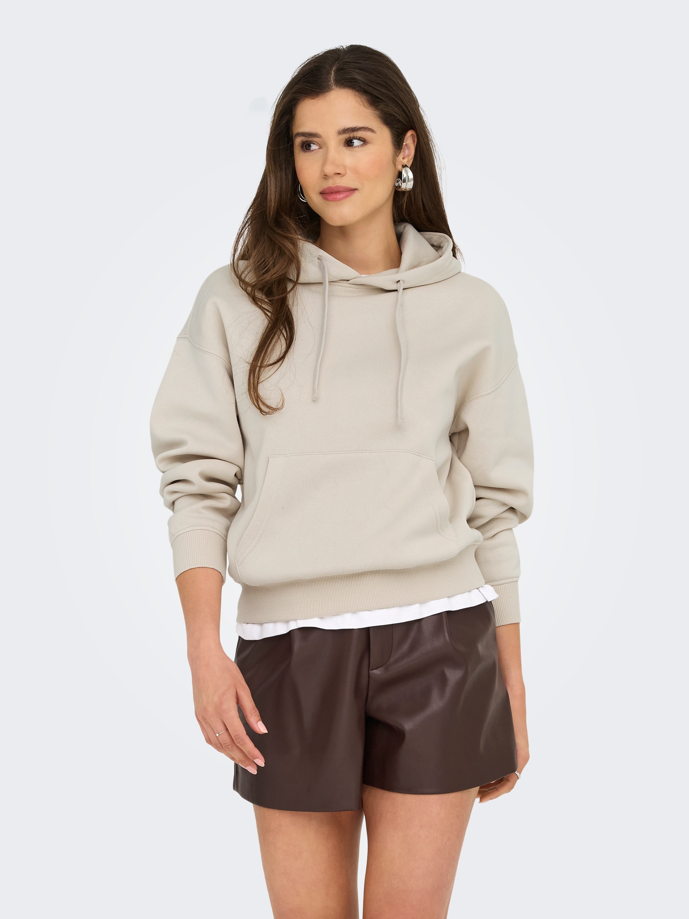 ONLY Kapuzensweatshirt »ONLBEST L/S HOOD SWT NOOS«
