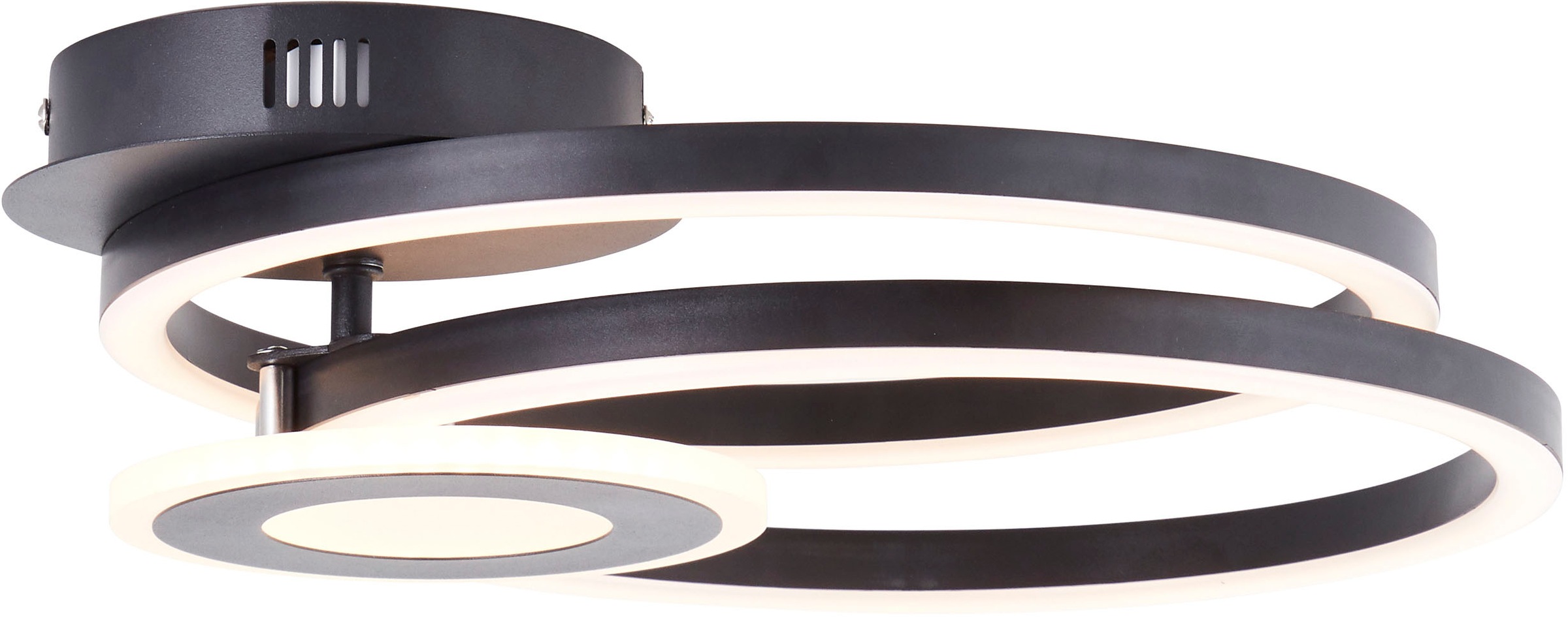 Brilliant LED Deckenleuchte »Avanza« LED-Modul Warmweiß LED-Profilleuchte, 30 x 52 cm, 2900 lm, 3000 K, schwenkbar, schwarz