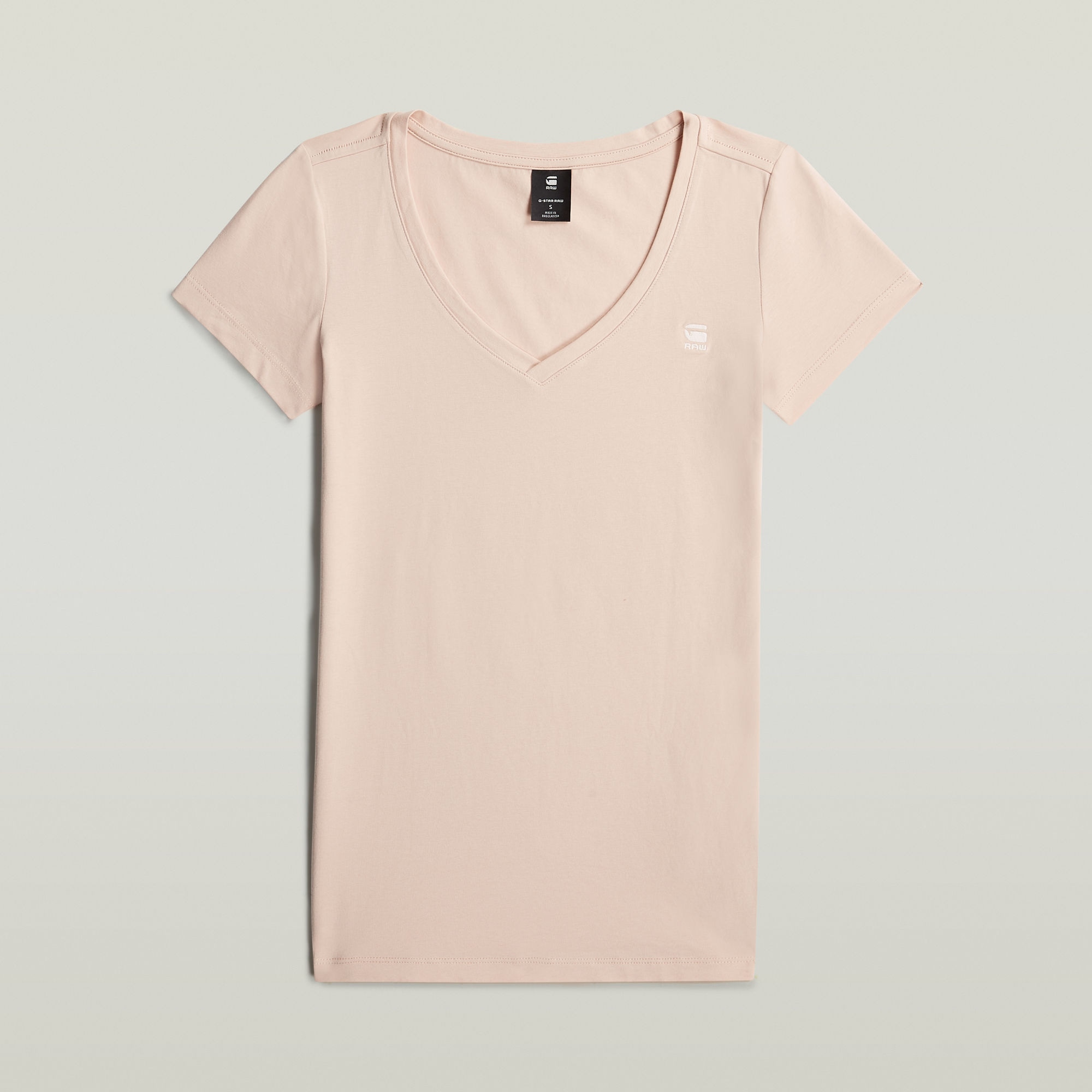 G-STAR V-Shirt »Base v t wmn cap sl«, mit kleinem Logodruck vorne