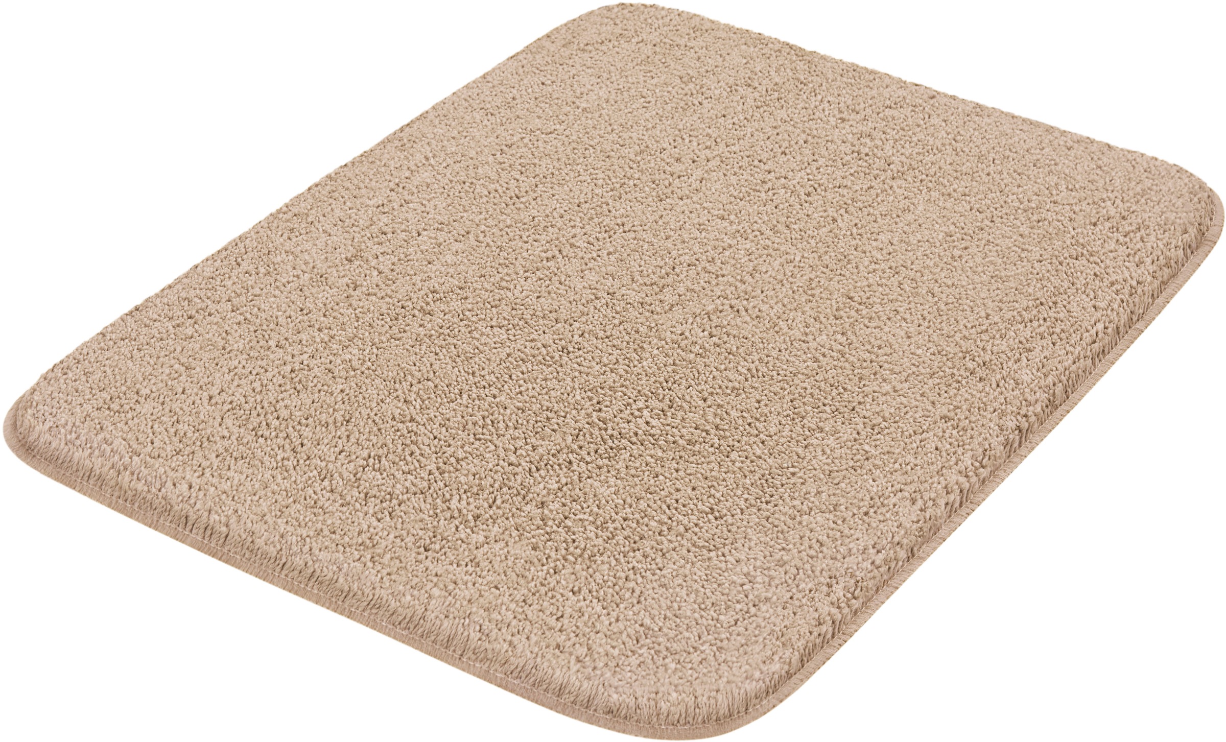 MEUSCH Badematte »Super Soft«, rutschhemmend beschichtet, fußbodenheizungsgeeignet-strapazierfähig, Badteppich, Uni Farben, besonders flauschig & weich, waschbar
