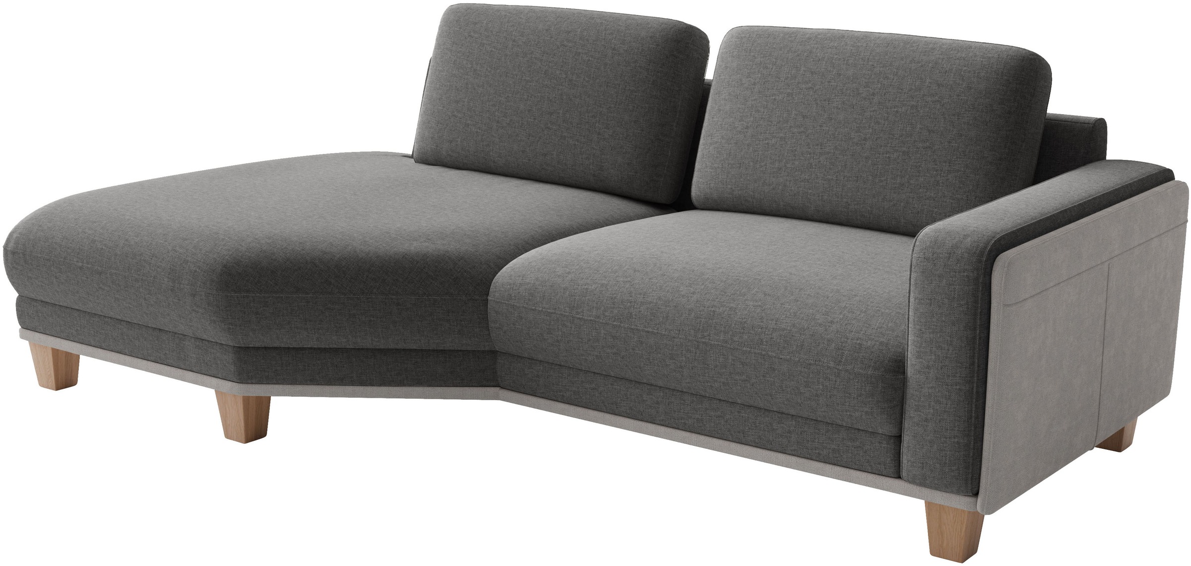 sit&more Ecksofa »Concept« Modernes Sofa in drei Fußfarben zur Auswahl
