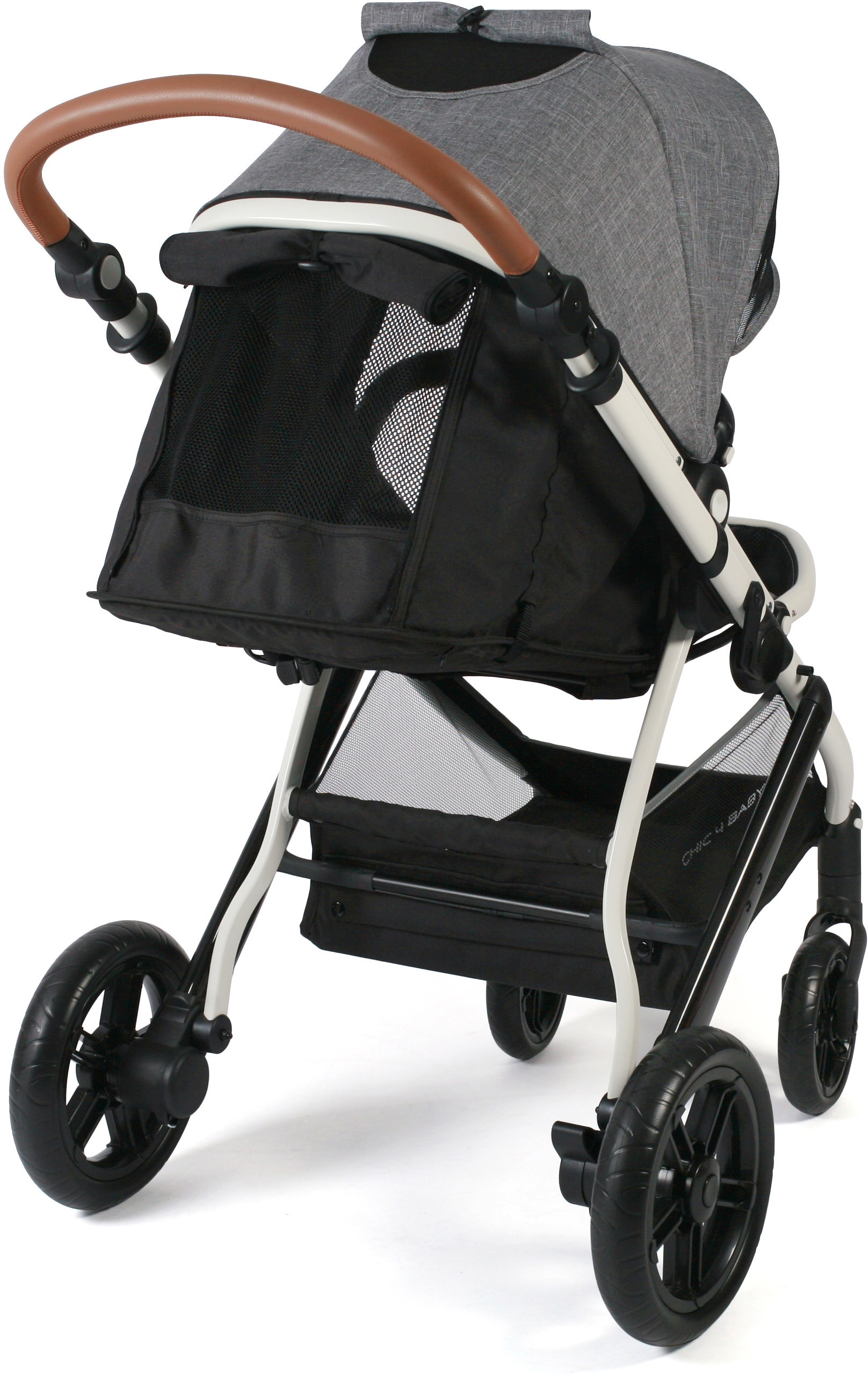 CHIC4BABY Kombi-Kinderwagen »Torre, Melange Grau«, 15 kg, ; Kinderwagen bei  ♕