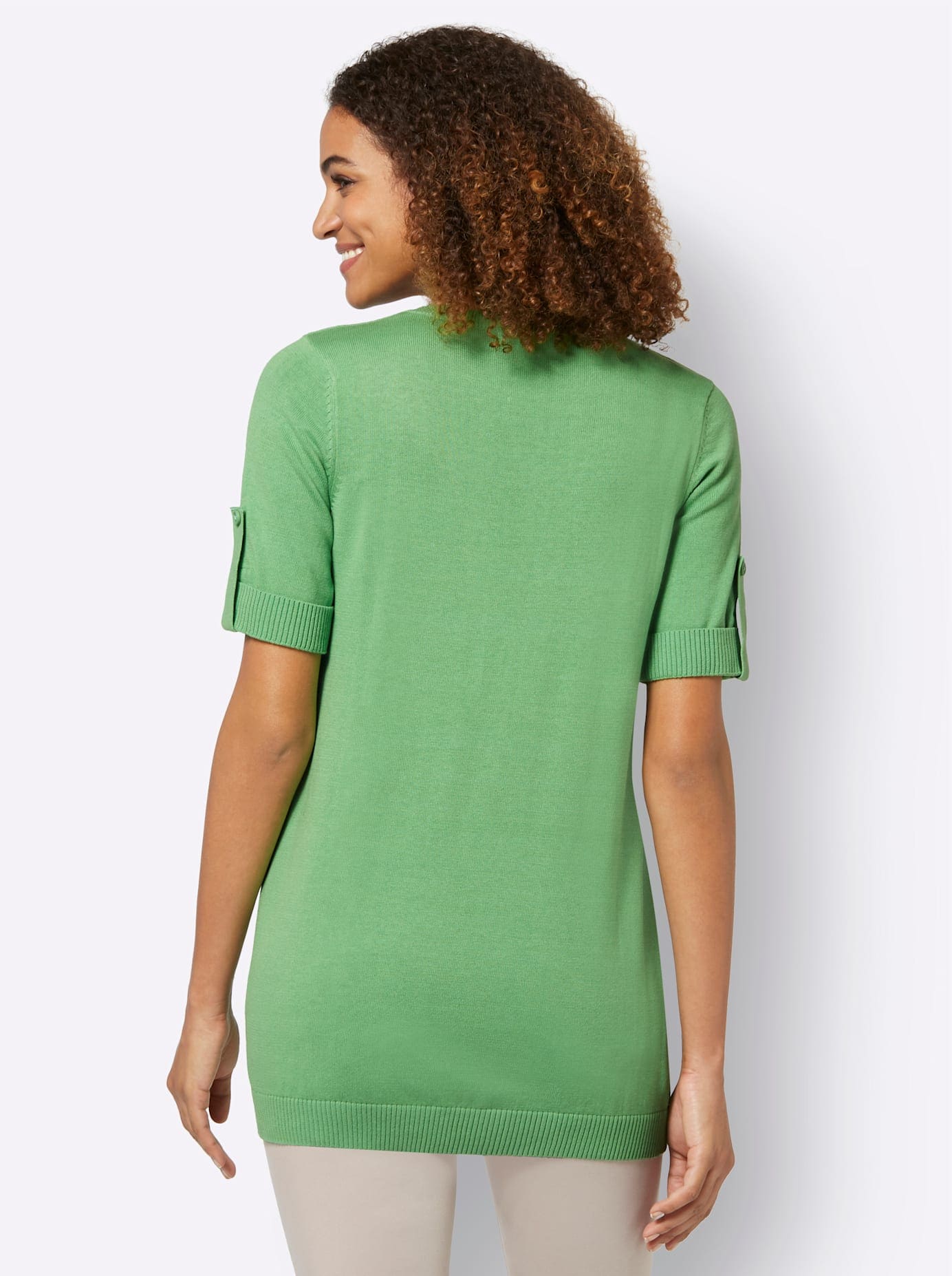 Casual Looks Kurzarmpullover »Pullover«