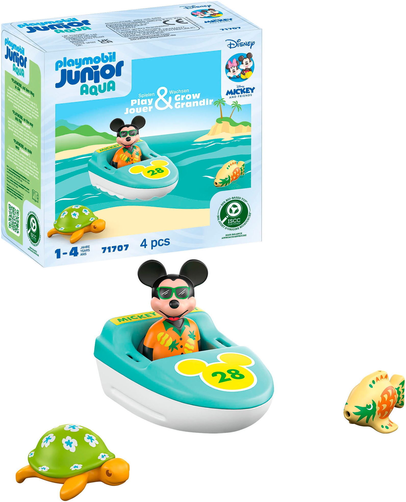 Playmobil® Konstruktions-Spielset »Mickys Bootstour (71707), JUNIOR & Disney« Made in Europe