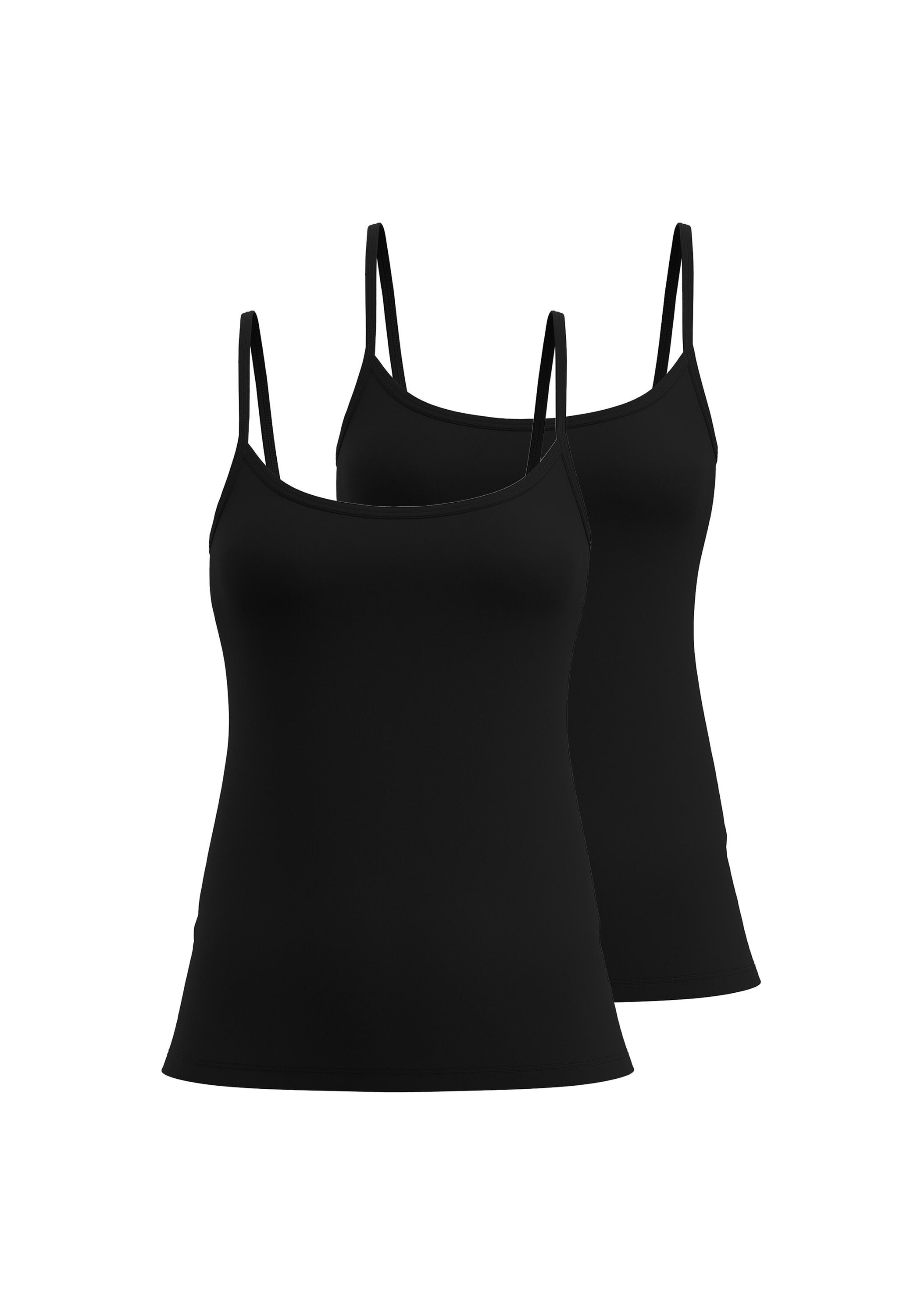CALIDA Unterhemd »Unterhemd Spaghetti-Top Essential Cotton 2er Pack«