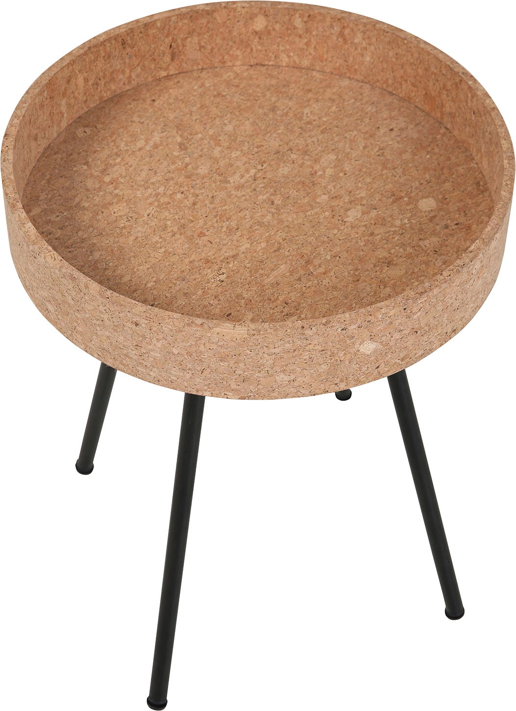 Home affaire Beistelltisch, (Set, 2 St.), Tischplatten aus Kork