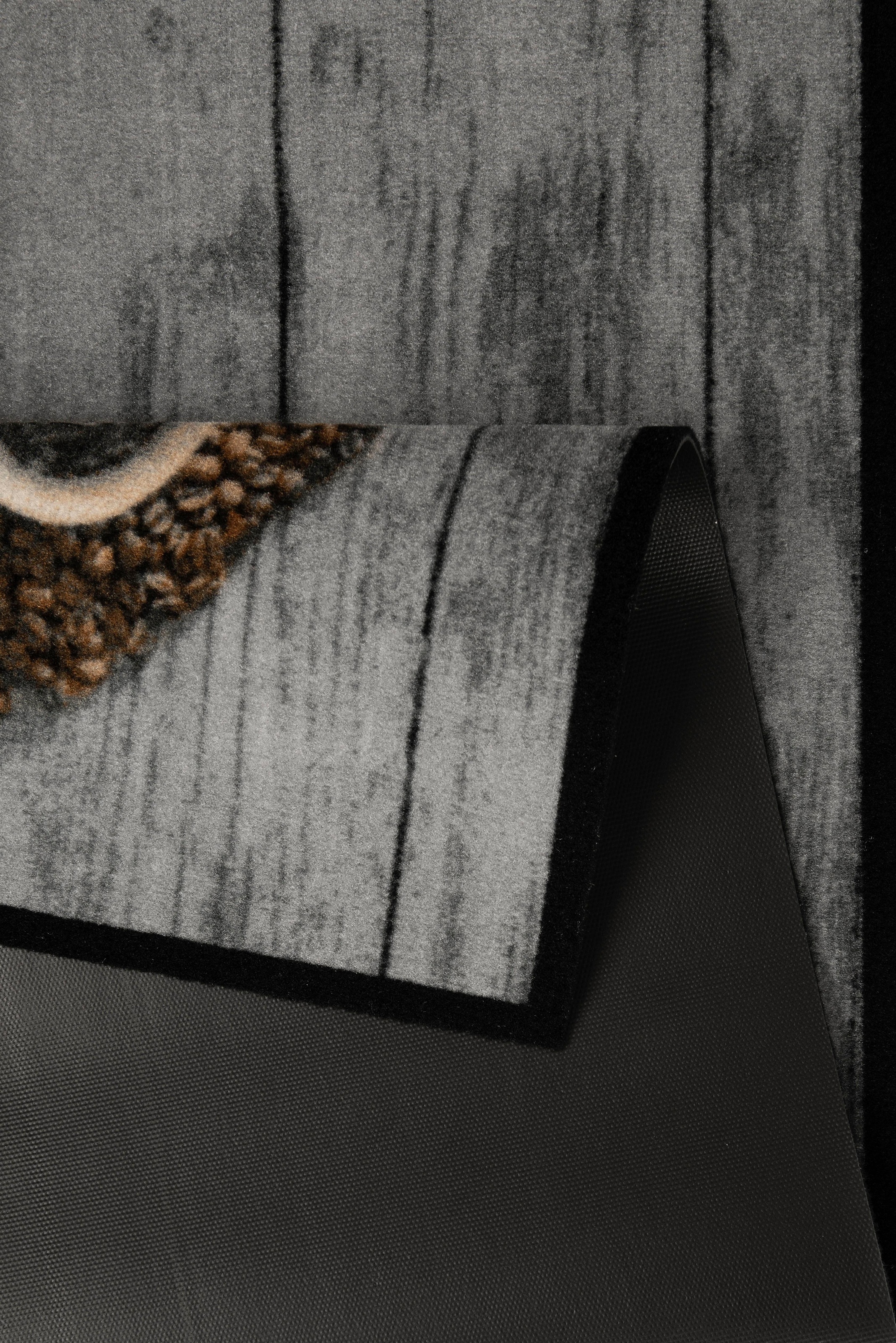 HANSE Home Küchenläufer »Coffee Bean«, rechteckig, 5 mm Höhe, Läufer, Rutschfest, Küchenteppich, Küche, Teppich, Pflegeleicht