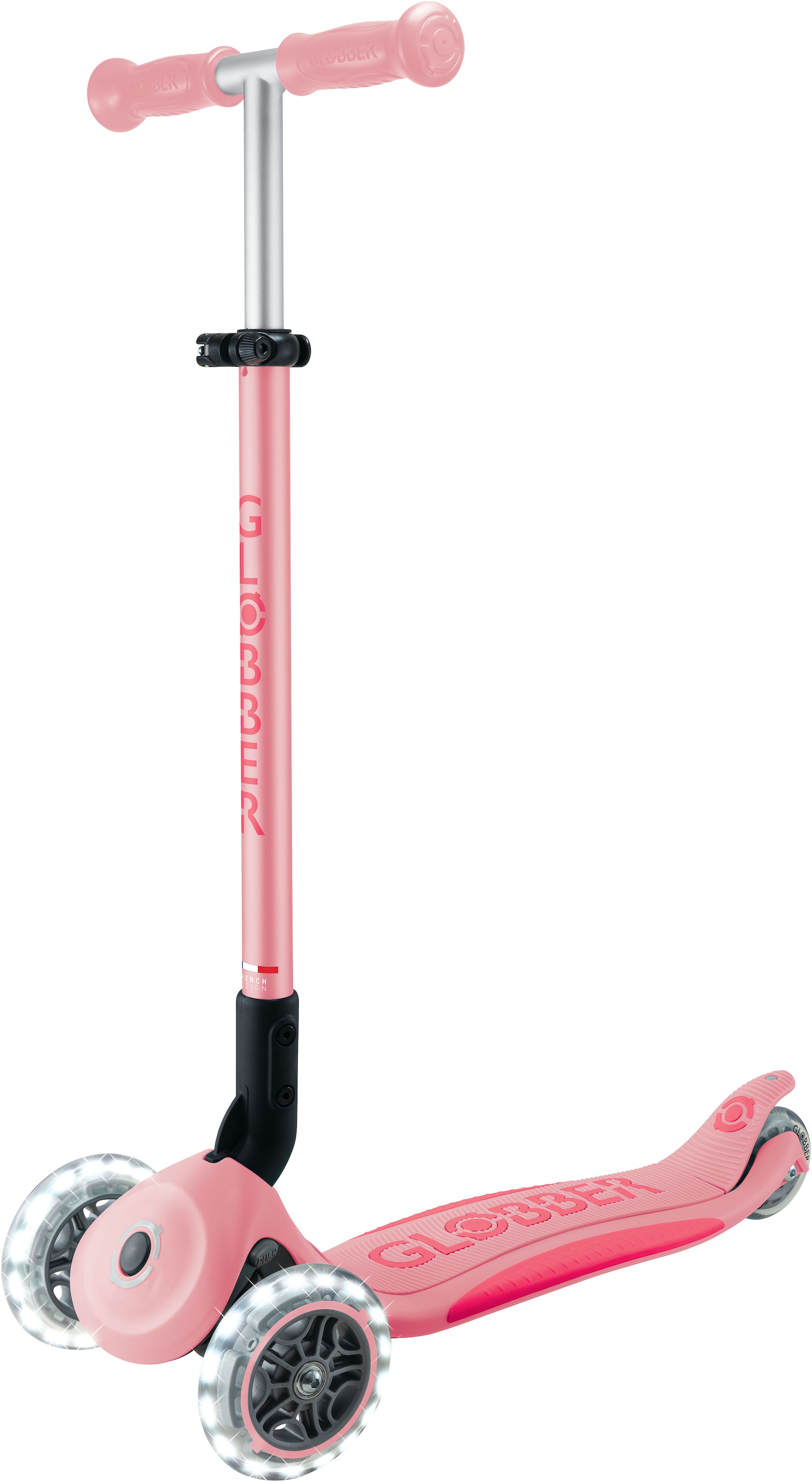 Globber Tretroller »ELITE LIGHTS, mit Leuchtrollen«