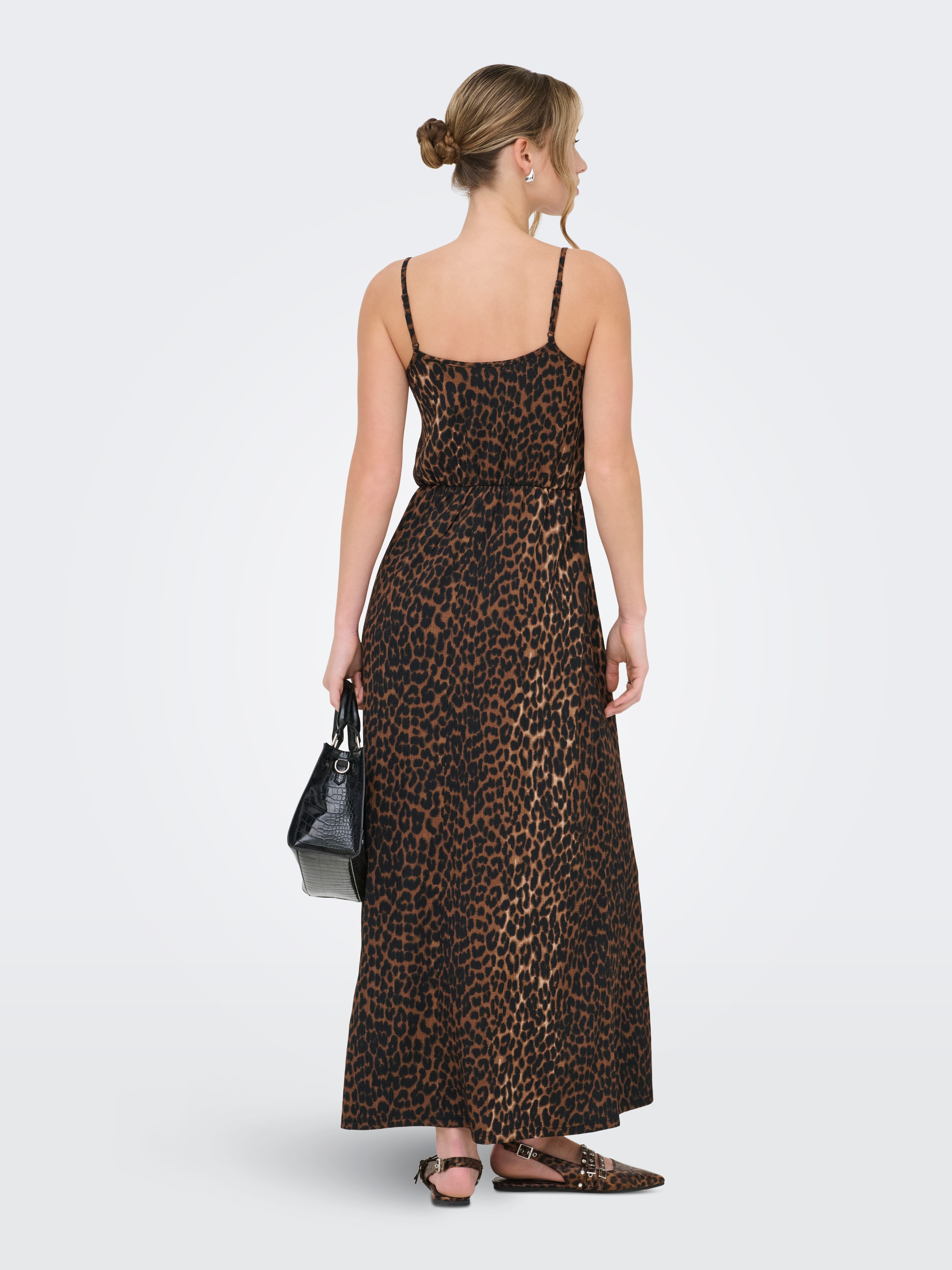 ONLY Maxikleid »ONLALTA S/L LONG STRAP DRESS PNT ZLO«
