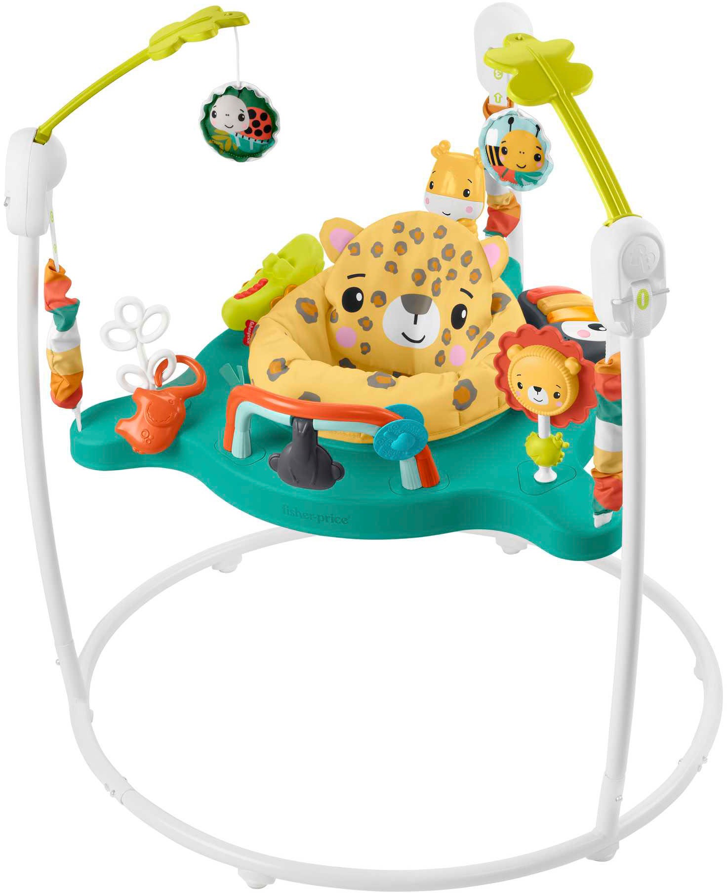 Fisher-Price® Hüpfspielzeug »Hüpf-Leopard Jumperoo«, mit Musik, Lichtern und Geräuschen