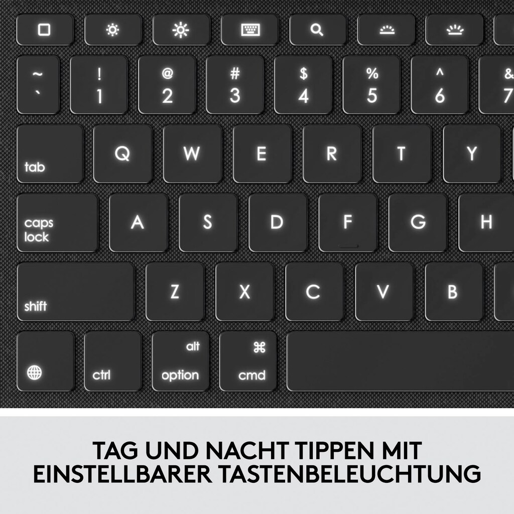 Logitech iPad-Tastatur »Combo Touch für iPad Air (3. Generation) und iPad Pro 10,5 Zoll«, (Touchpad)