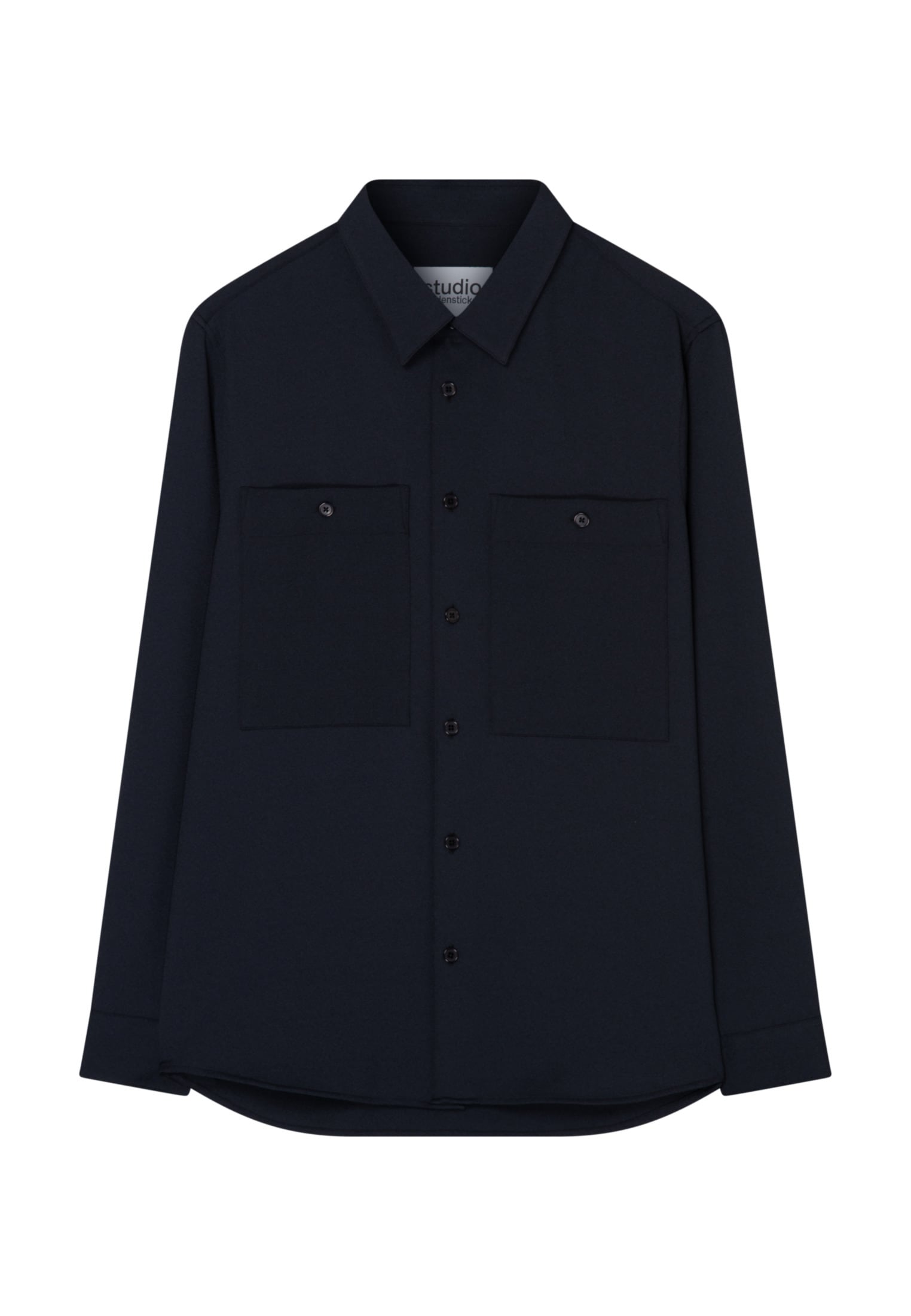 studio seidensticker Businesshemd »Studio« Regular Langarm Kentkragen Uni