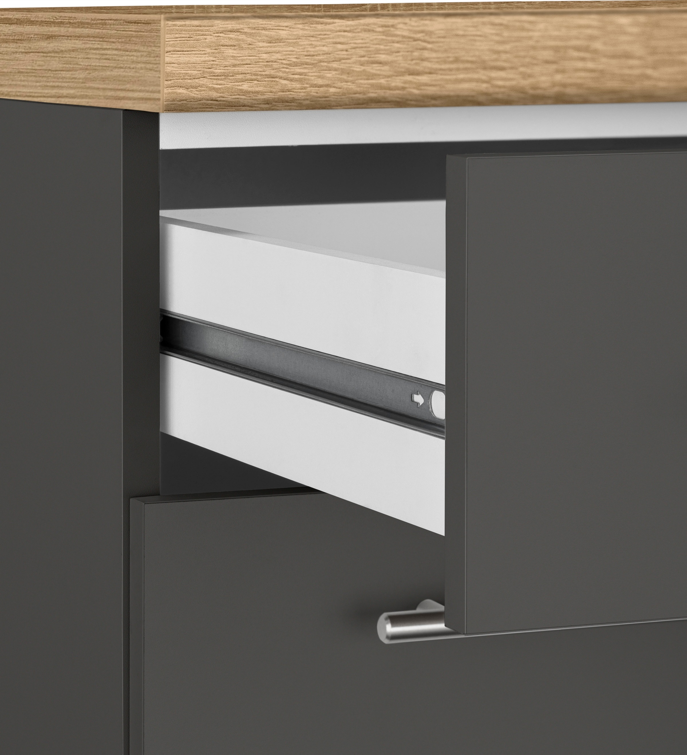 wiho Küchen Küchenzeile »Unna« ohne E-Geräte, Breite 220 cm