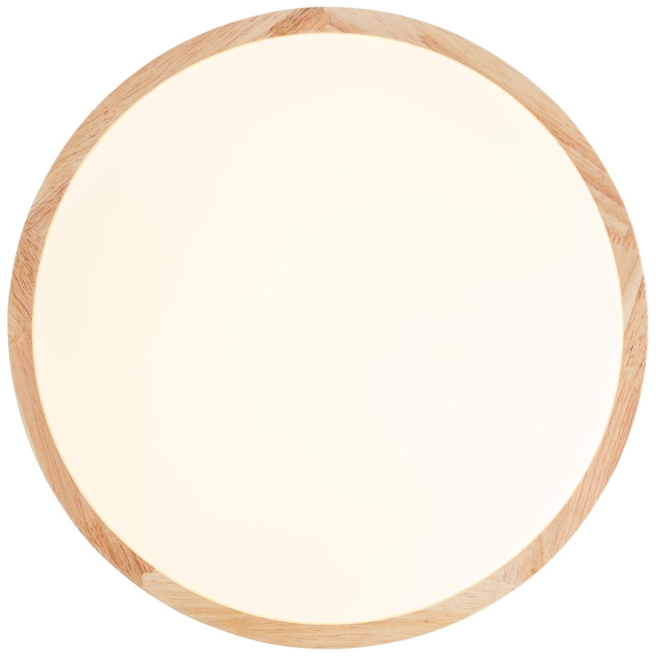 Brilliant Deckenleuchte »Laskos«, 1 flammig, mit Holzrahmen, Ø 38 cm, 2200 lm, 3000 K, Holz/Kunststoff