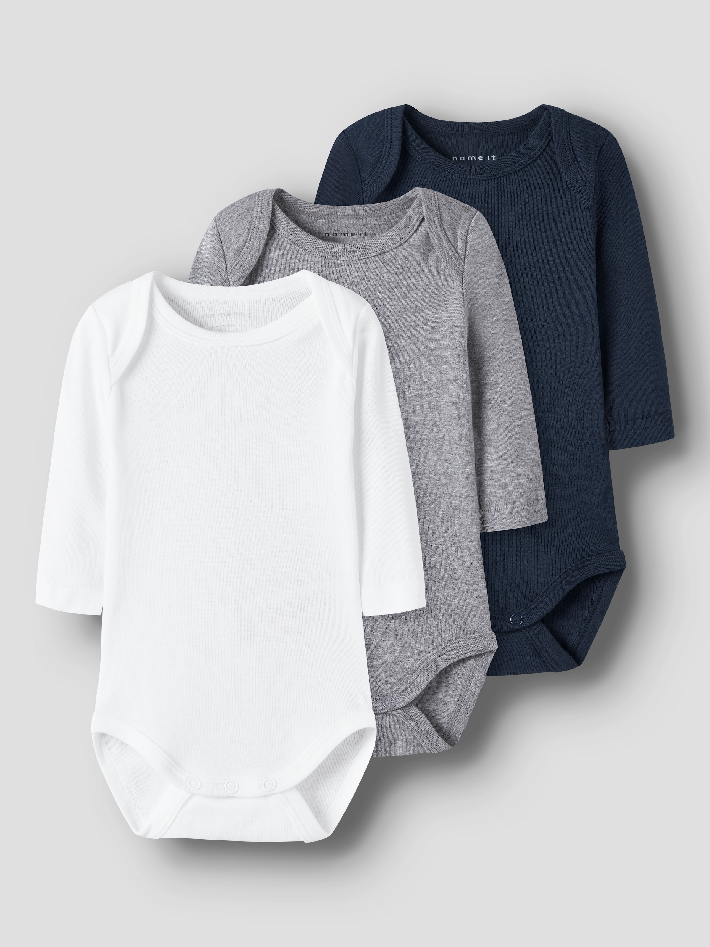 Name It Body »NBNBODY 3P LS SOLID NOOS«